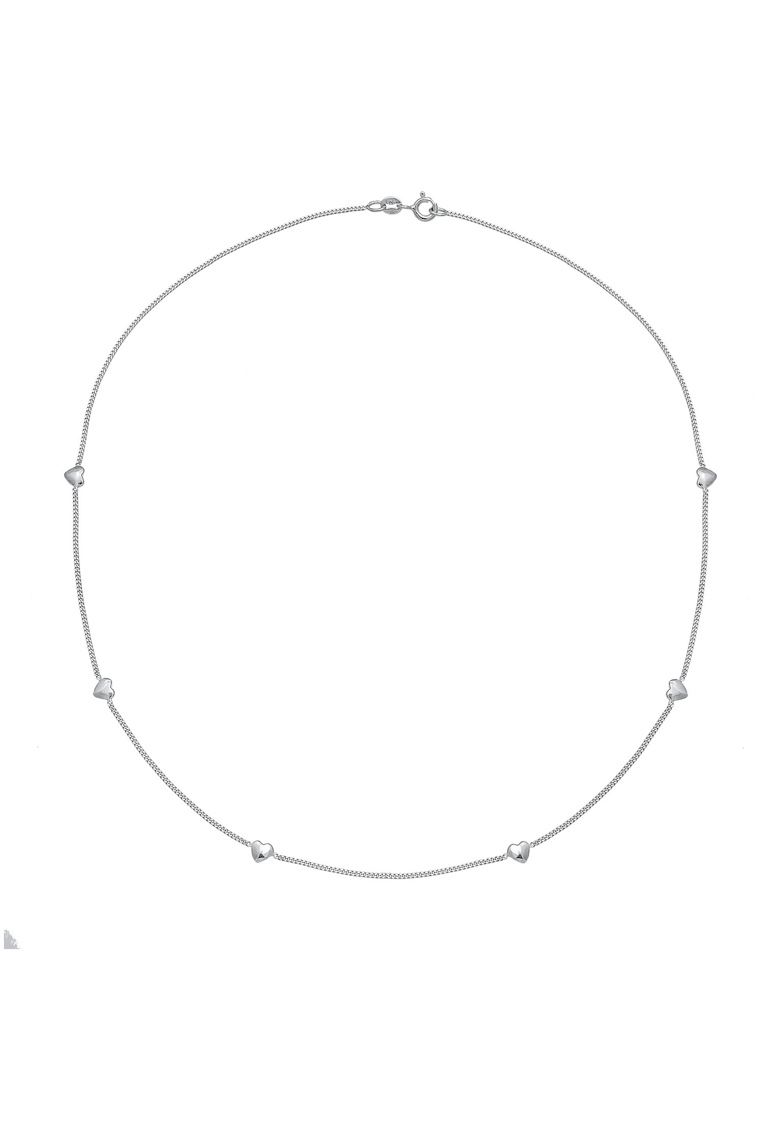 Elli Kette mit Anhänger »Halskette Herz Liebe Love Herzkette 925 Silber«