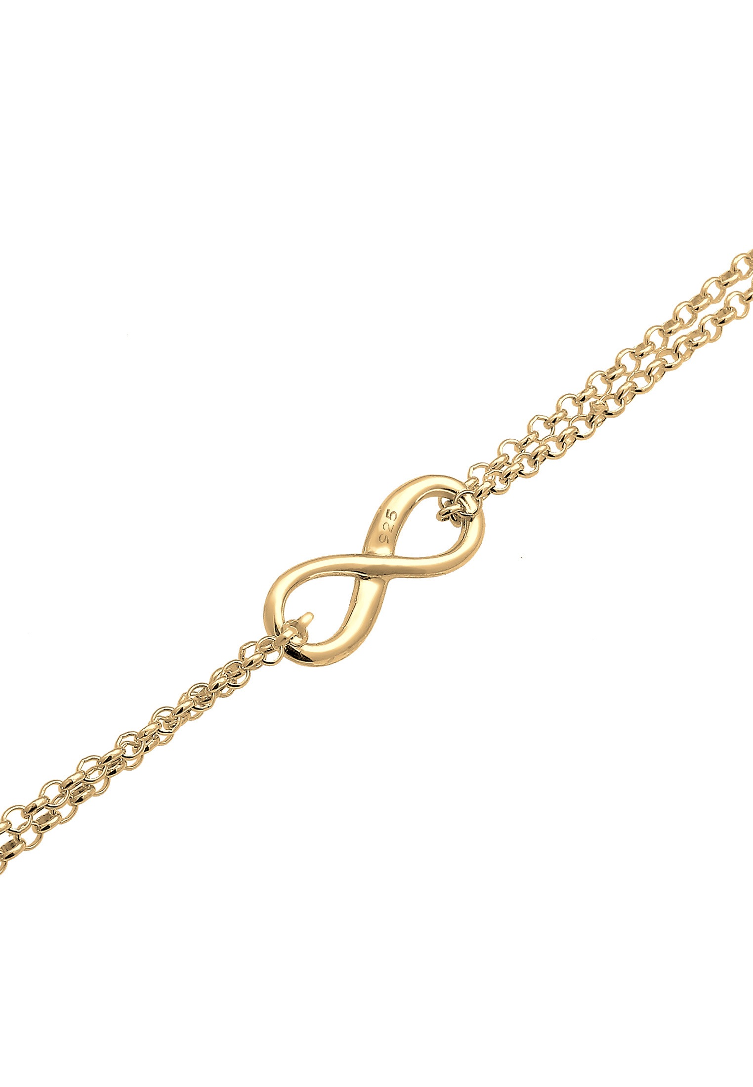 Elli Fußkette »Fußschmuck Fußkette Infinity Unendlichkeit Symbol 925 Silber«