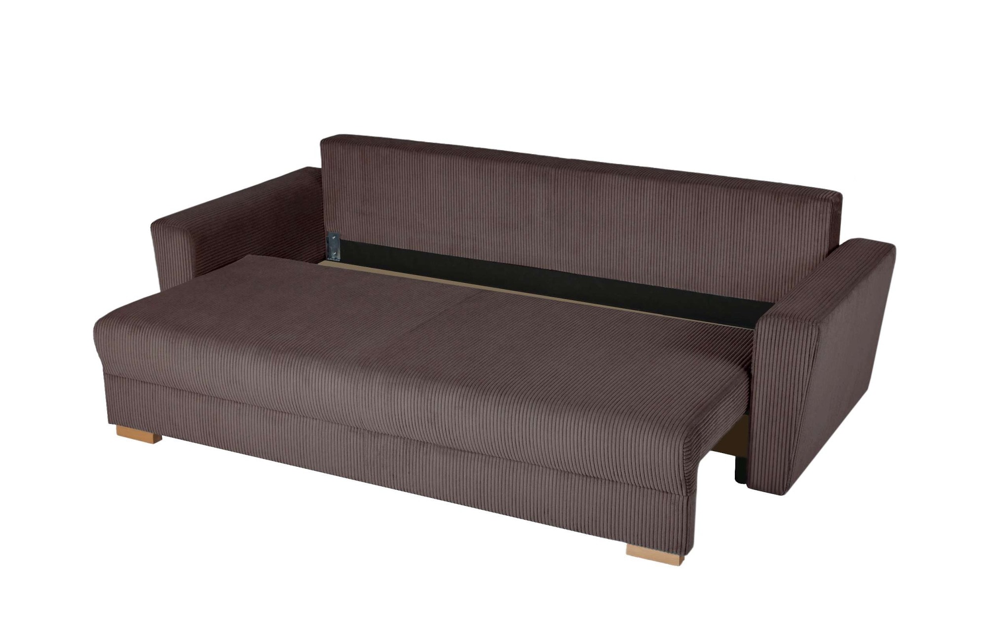 INOSIGN 3-Sitzer »MAGHERA Schlafsofa mit Bettkasten, in hochwertiger Verarbeitung«, mit Wellenunterfederung, pflegeleicht Material, B/H/T 230/92,5/79 cm