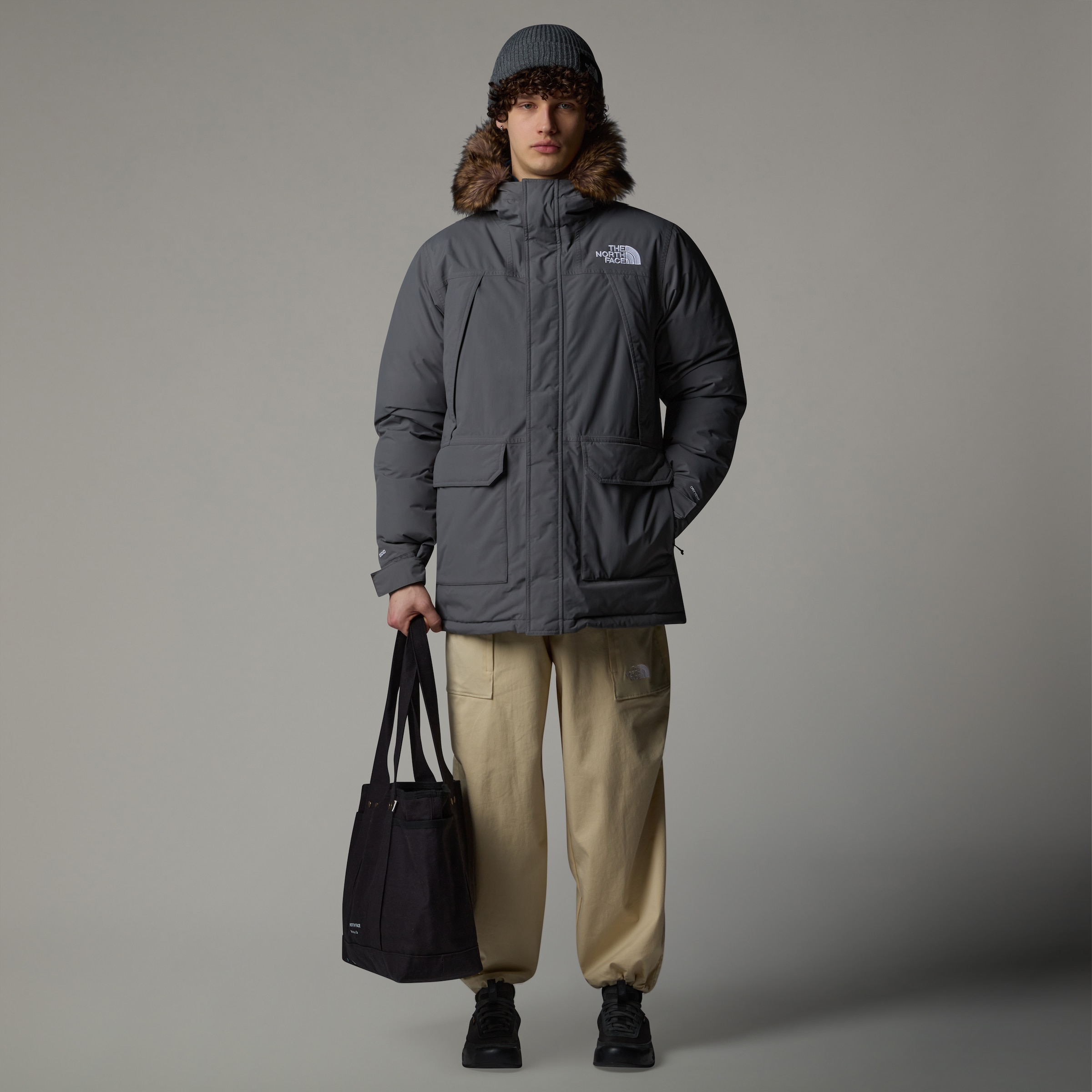 The North Face Funktionsparka »M MCMURDO PARKA«, (1 St.), mit Kapuze, mit Logostickerei