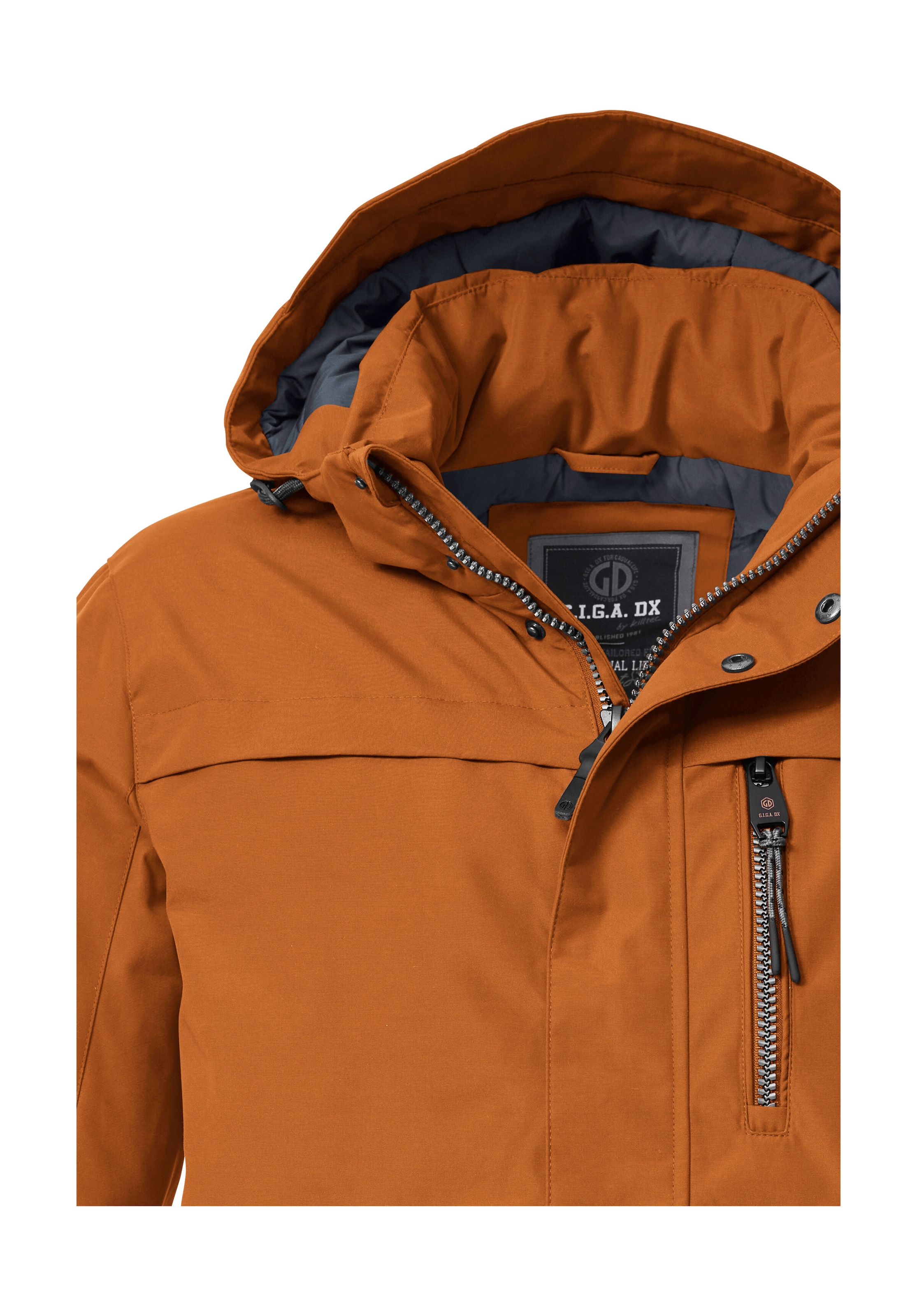 G.I.G.A. DX by killtec Funktionsjacke »GW 39 MN JCKT«, Wasserdichte, atmungsaktive Winterjacke mit verstellbarer Kapuze
