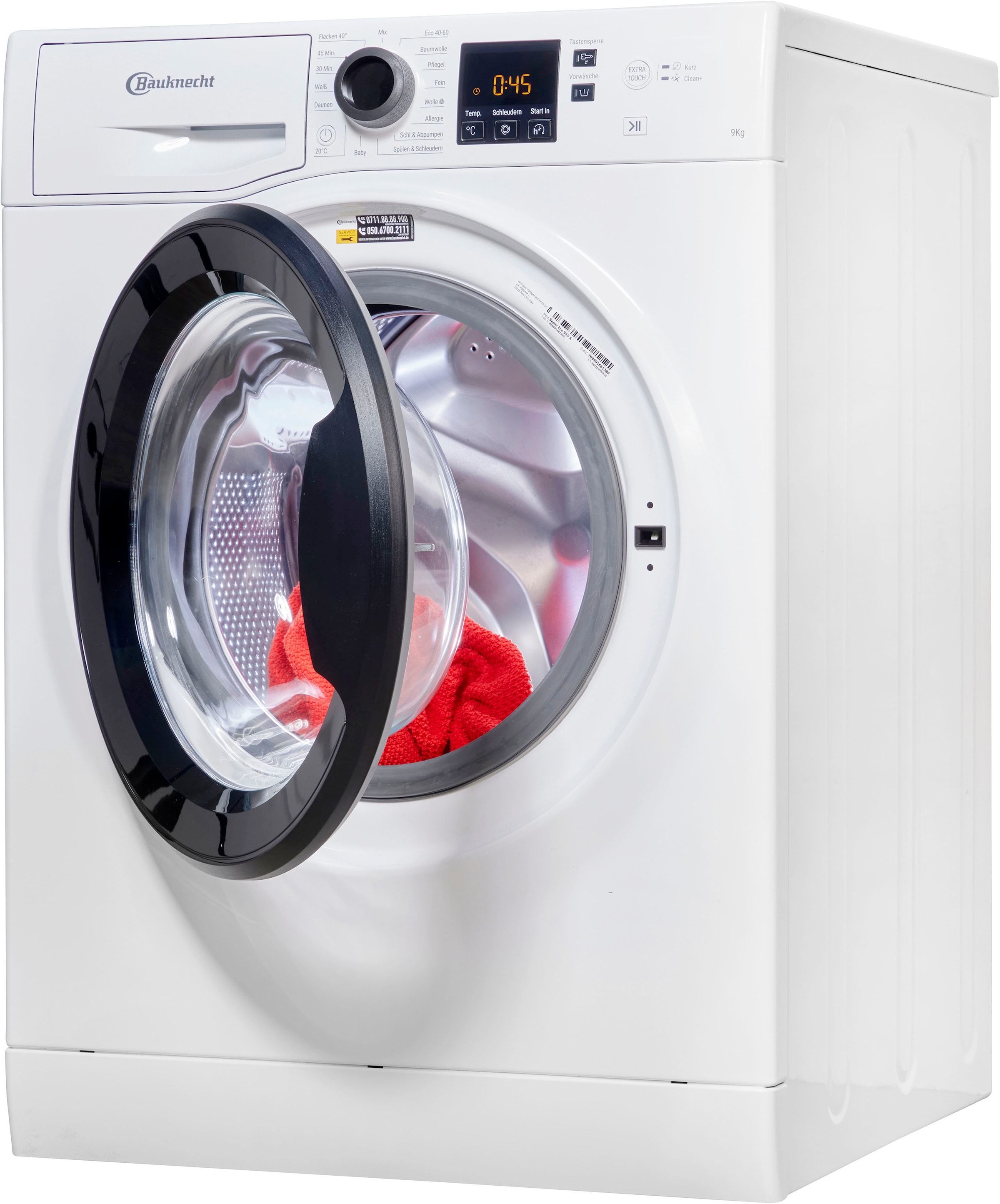 BAUKNECHT Waschmaschine, Super Eco 945 A, 9 kg, 1400 U/min, 4 Jahre  Herstellergarantie jetzt im OTTO Online Shop