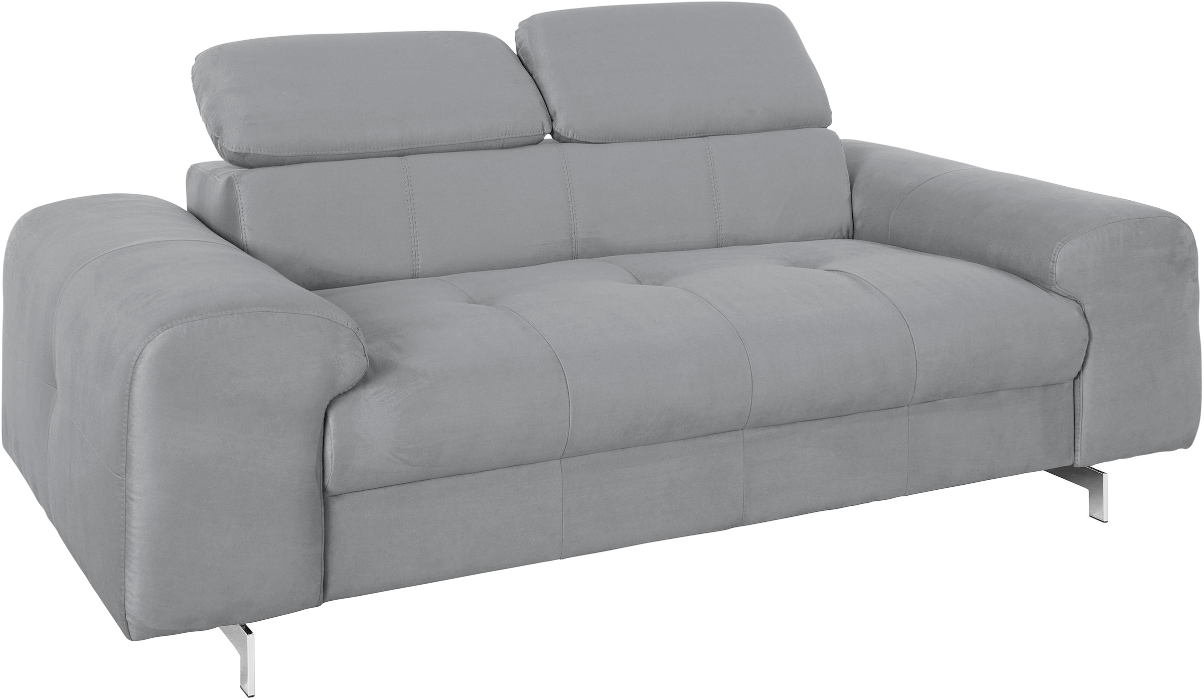 COTTA 2-Sitzer »Chef« Big-Sofa mit Kopfteilverstellung, edle Metallkufen