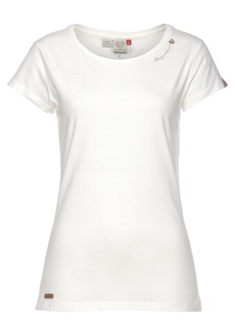 Ragwear T-Shirt »MINT O«, mit Logoschriftzug und Zierknopf-Applikation in natürlicher... kaufen