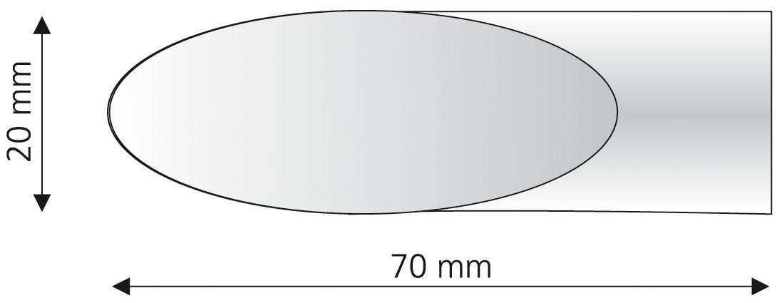 Liedeco Gardinenstangen-Endstück »Cut«, 2 (Set, für im 16 OTTO-Shop Gardinenstangen Ø St.), mm