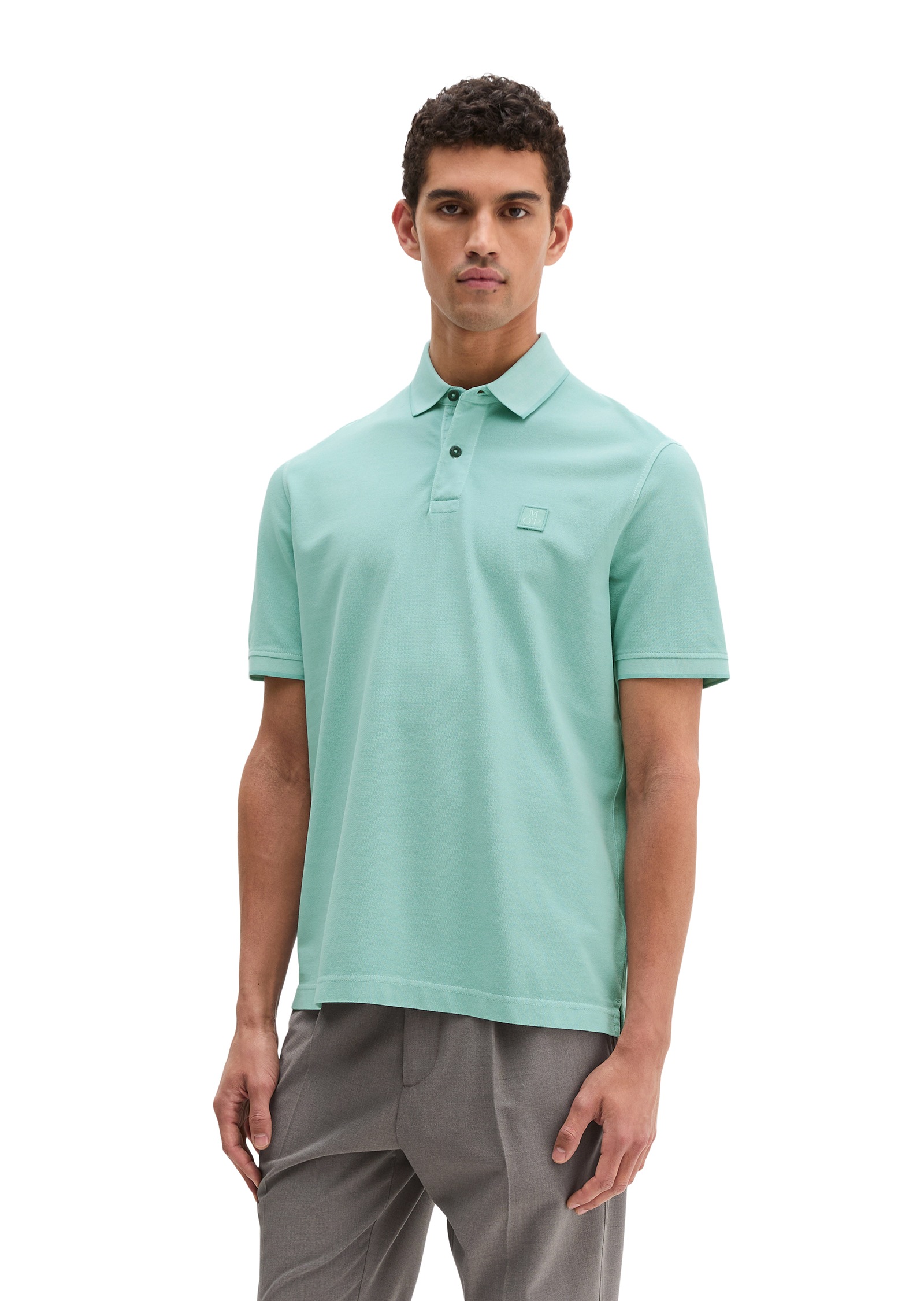 Marc O'Polo Poloshirt weiches Tragegefühl, regular Fit, Logopatch auf der Brust