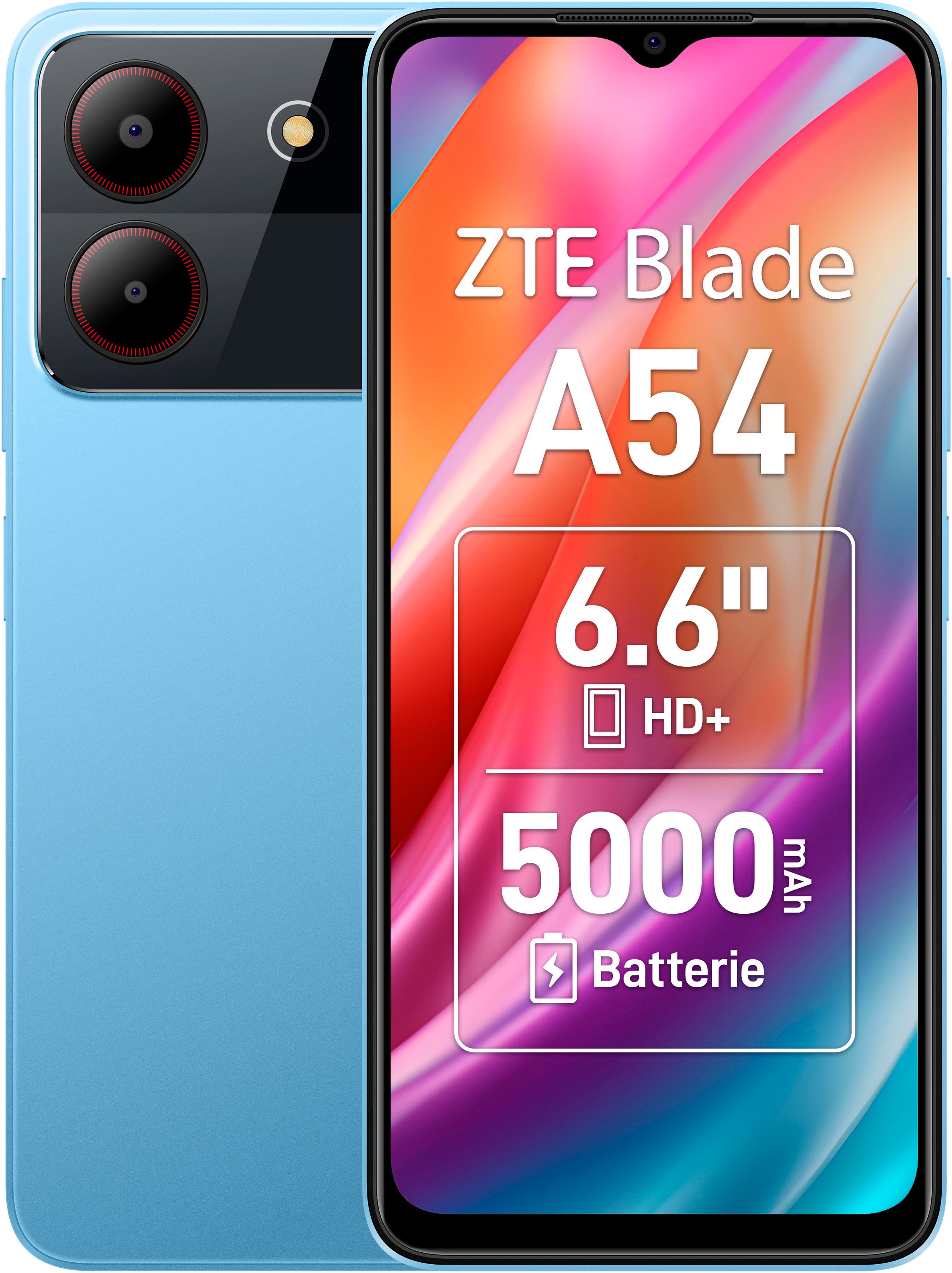 ZTE Smartphone »Blade A54«, blau