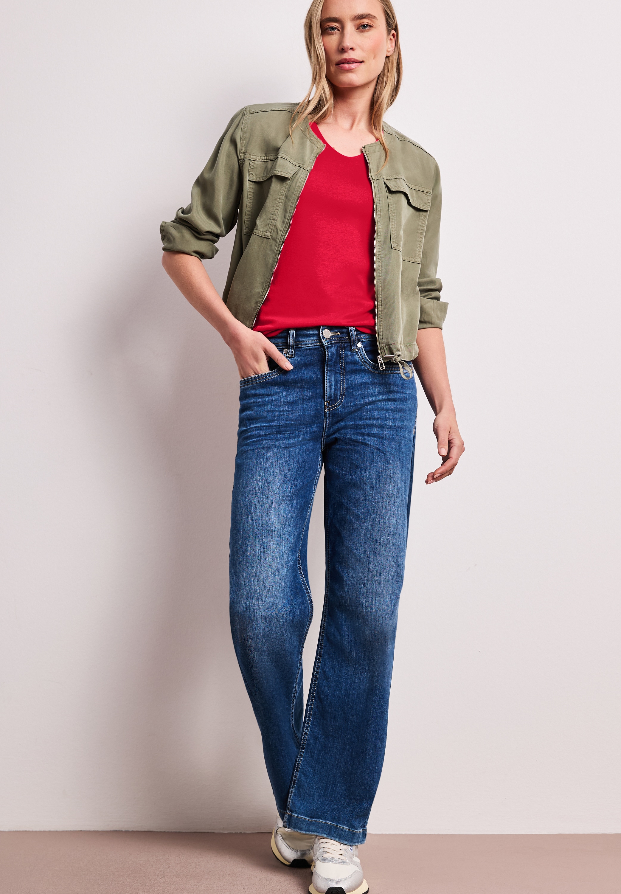 STREET ONE T-Shirt »Style Palmira« im neuen Style Palmira