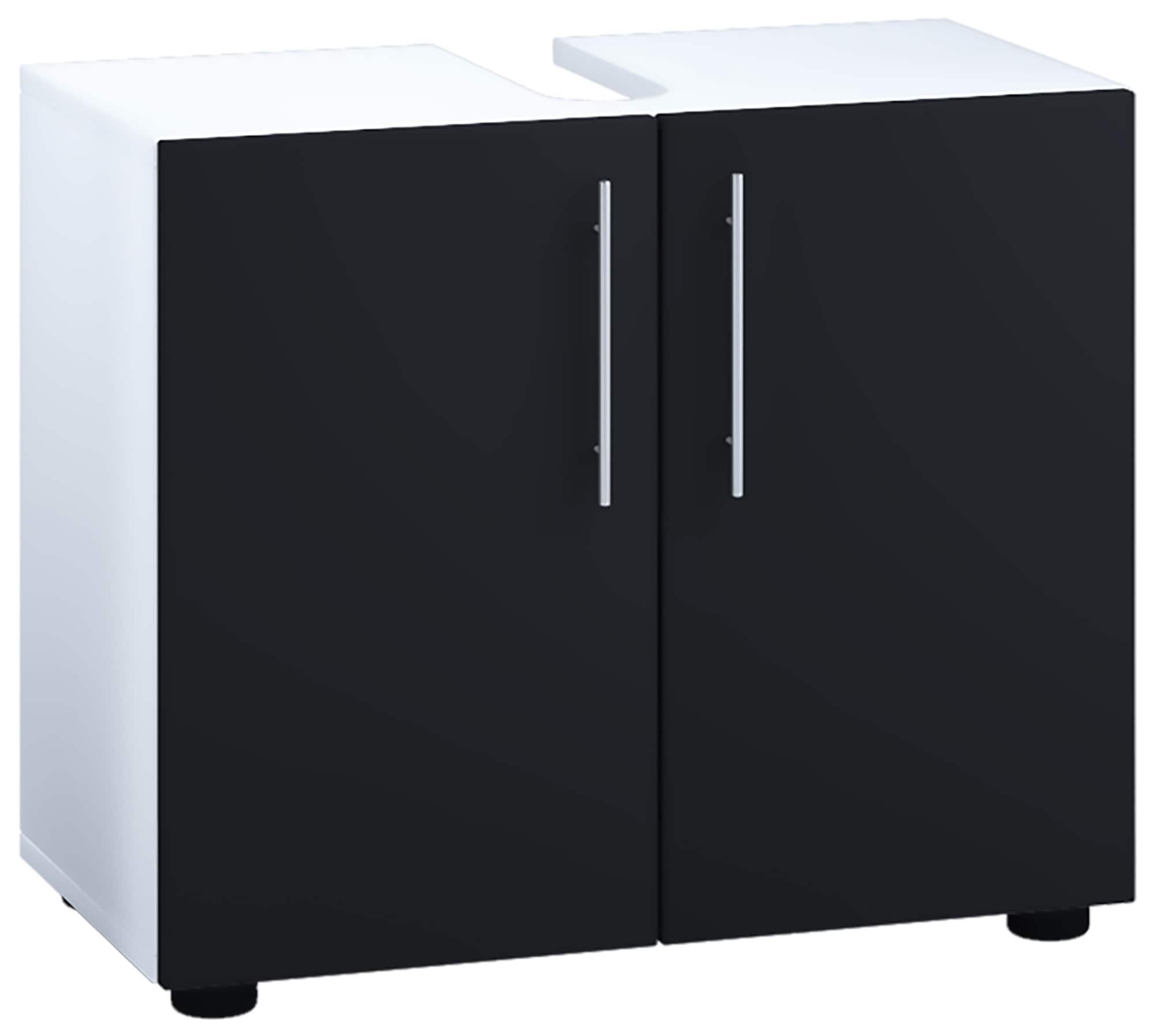 VCM Waschbeckenschrank »Holz Badmöbel Badunterschrank Flandu ll Drehtüren« 1 Stk. tlg.