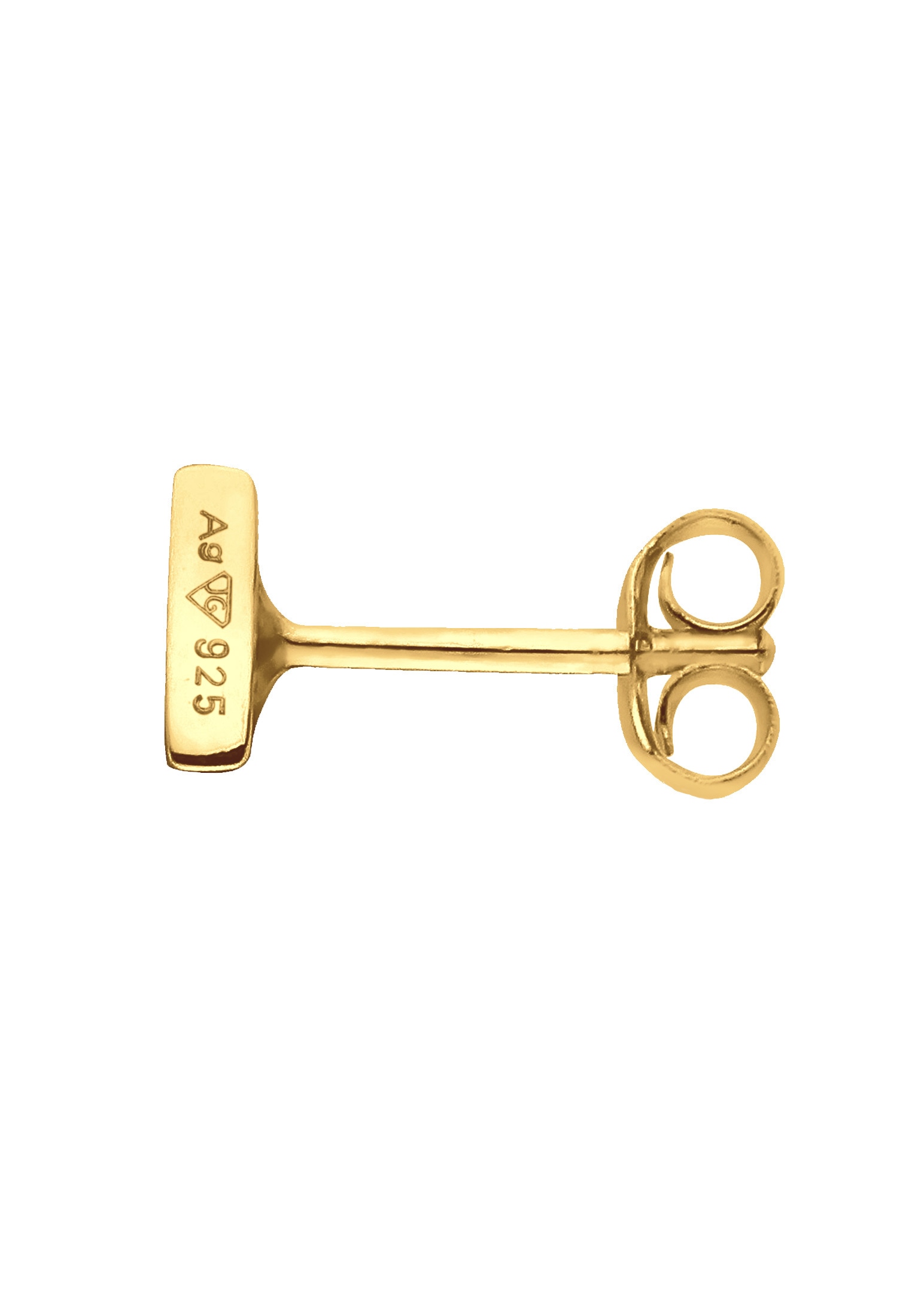Elli Piercing-Set »Ohrringe Single Ohrstecker Dreieck Geo 925 Silber«