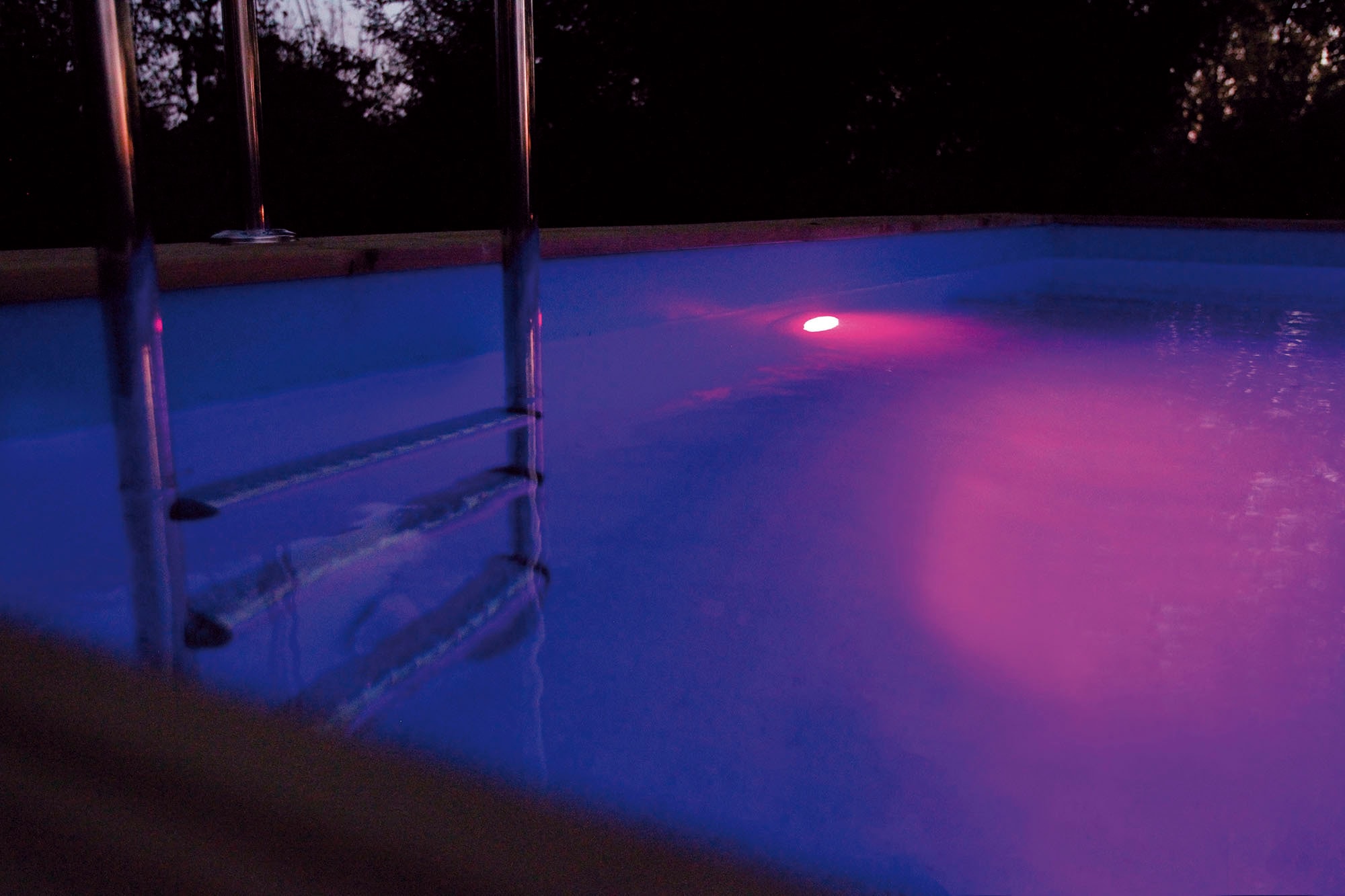 Infinite Spa Pool-Lampe »Poolspot LED 406 multi colour«, Unterwasserspot LED mit Außen-Sicherheitstrafo und Fernbedienung