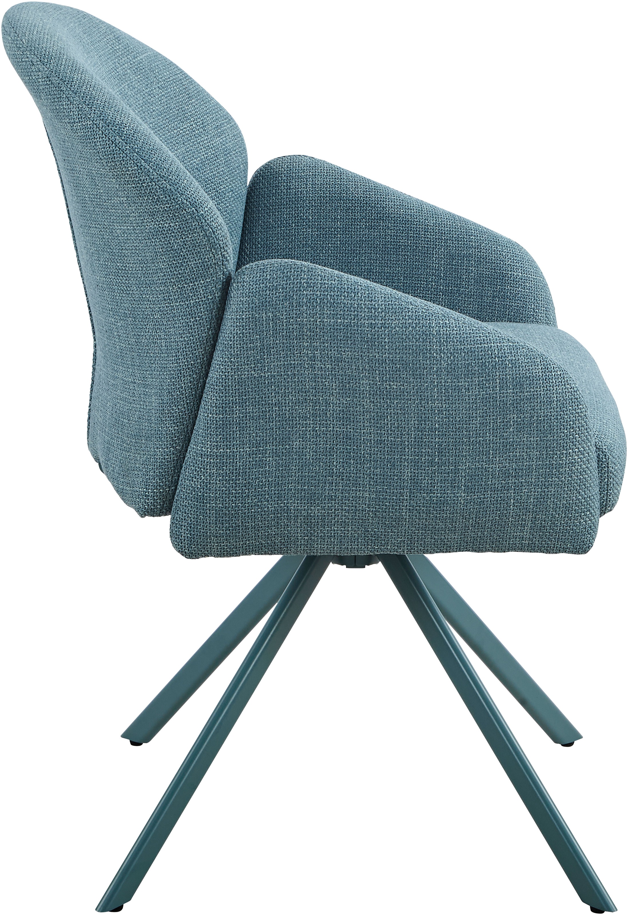 HELA Armlehnstuhl »HOLLY« (Set) 2 Stk.360° drehbar, Armlehnen, Gestell angepasst, Swing Back Komfortrücken