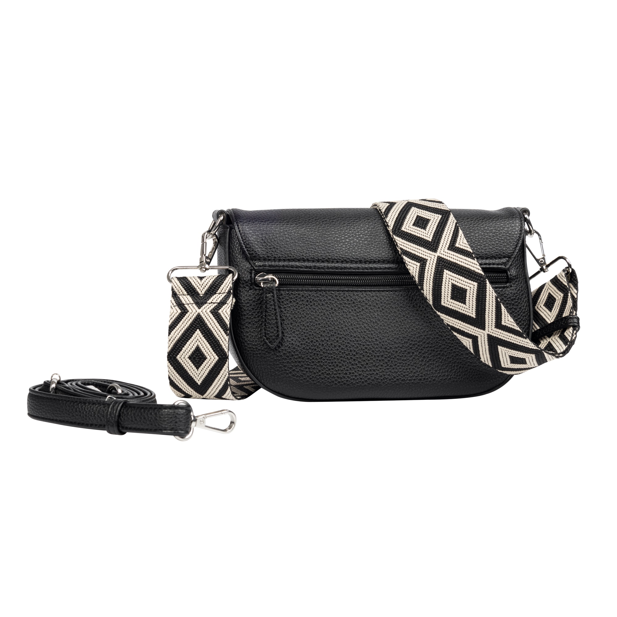 Gabor Satteltasche »Linda« weiches Kunstleder mit elegantem Schultergurt aus edlem Gewebeband