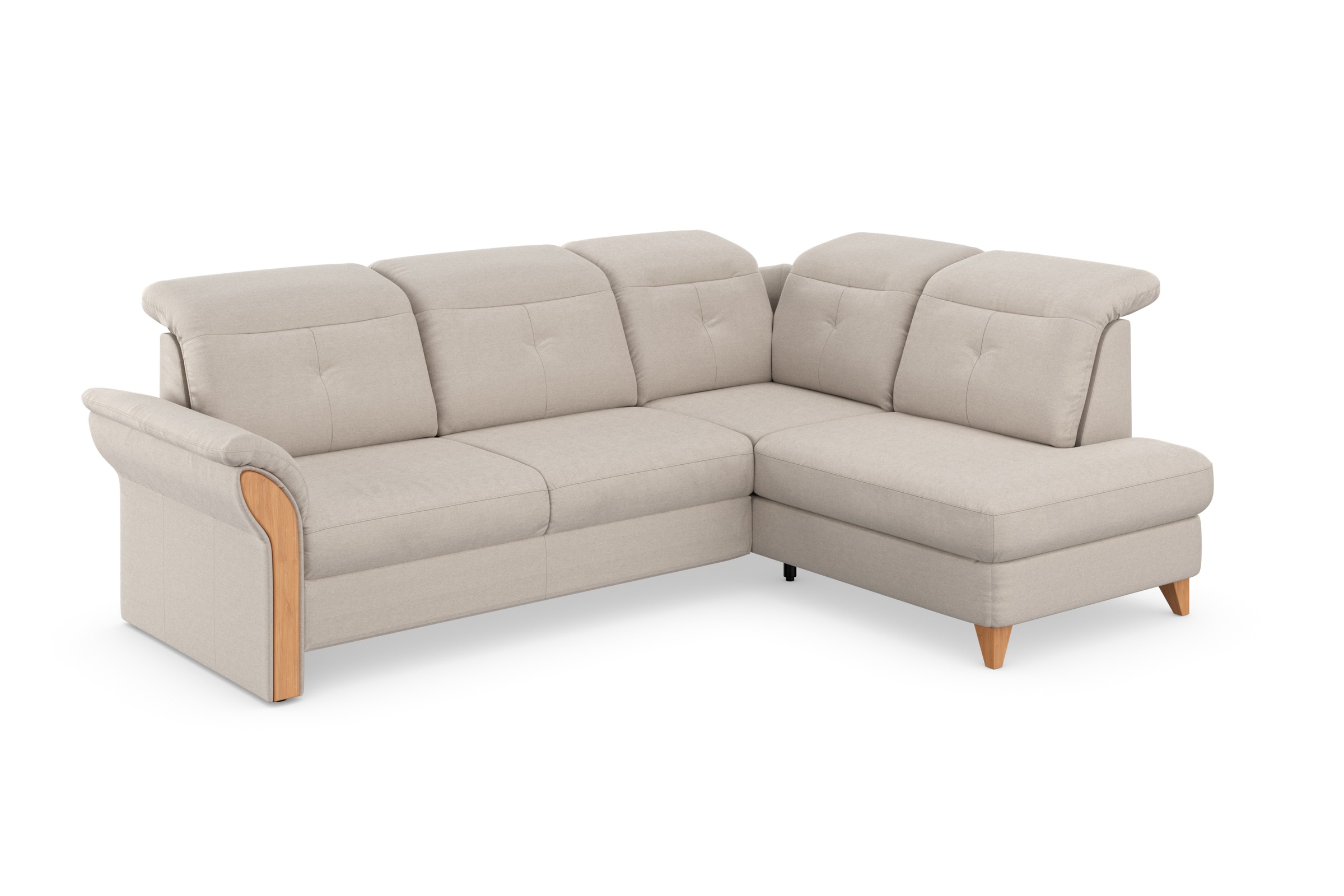 Home affaire Ecksofa »Dangast L-Form« Kopfteilverstellung, wahlweise mit motorischer Relaxfunktion