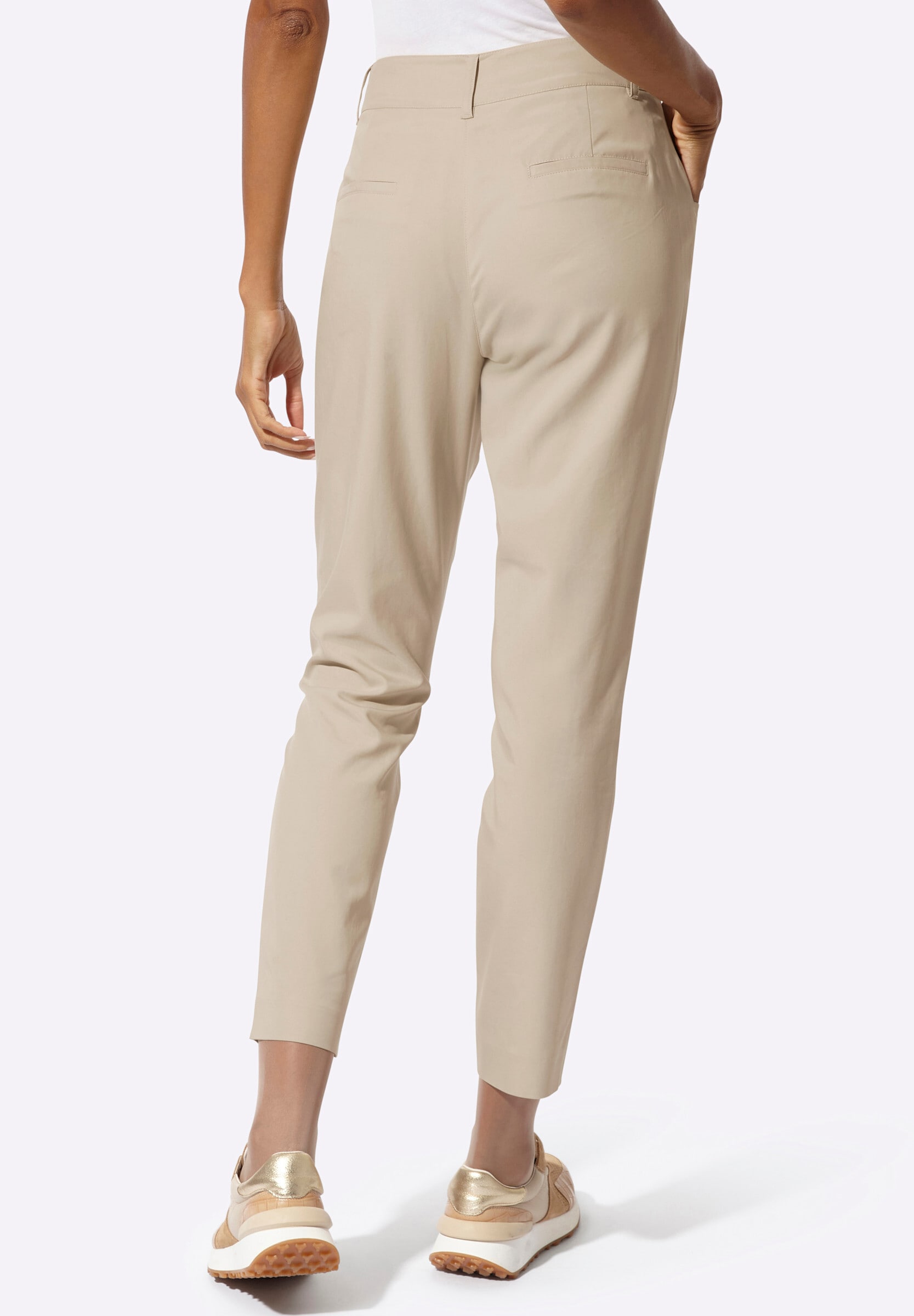 creation L Stoffhose »Lyocell-Polyester-Hose Hose in schimmernder Qualität«