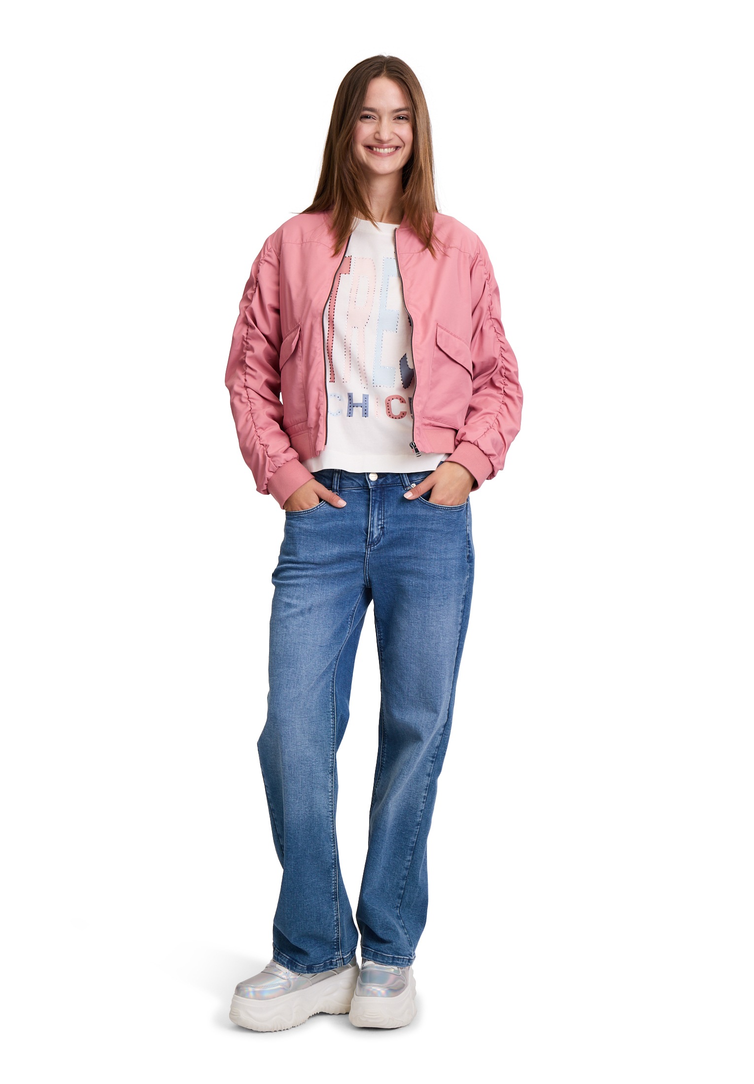 Cartoon Jackenblazer »Blouson mit Raffung«