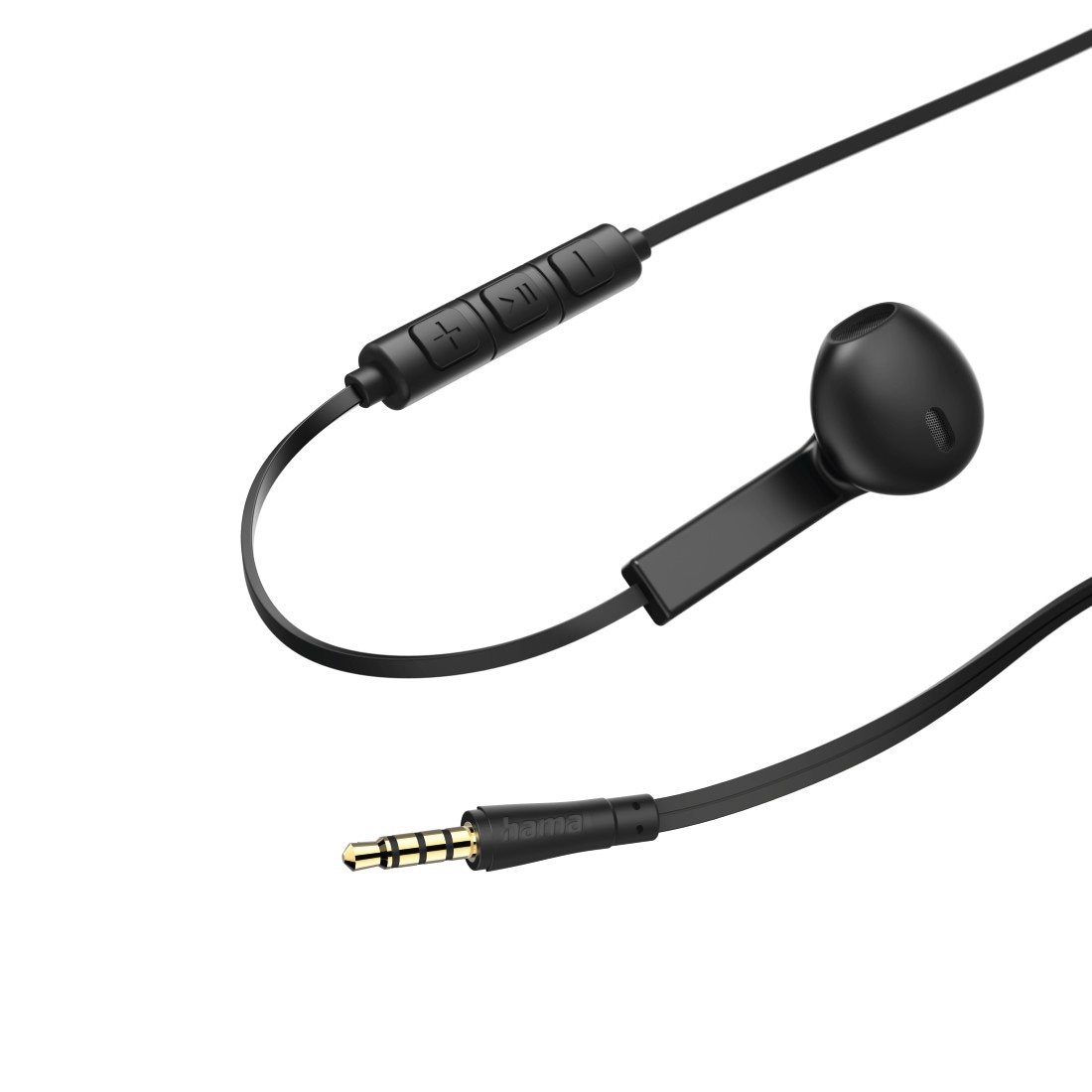 Hama In-Ear-Kopfhörer »Kopfhörer "Advance", Earbuds, Mikrofon, Flachbandkabel in Ear«