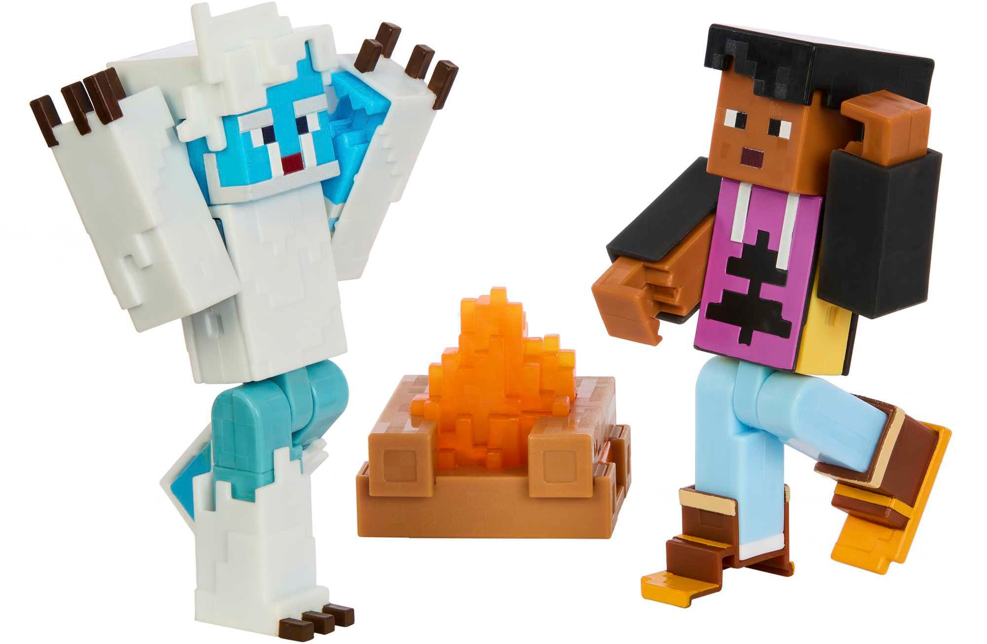 Mattel® Spielfigur »Minecraft, Creator, Creator Series Camp Enderwood Figuren«, inklusive Zubehör