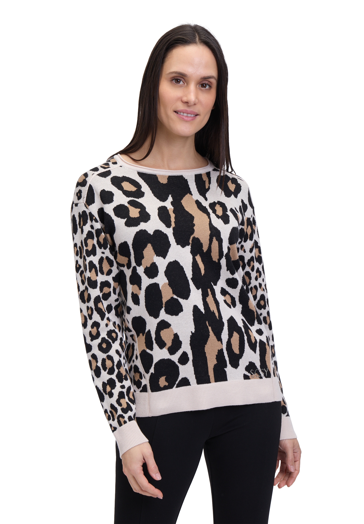 Betty Barclay Rundhalspullover »Feinstrickpullover mit Jacquard«