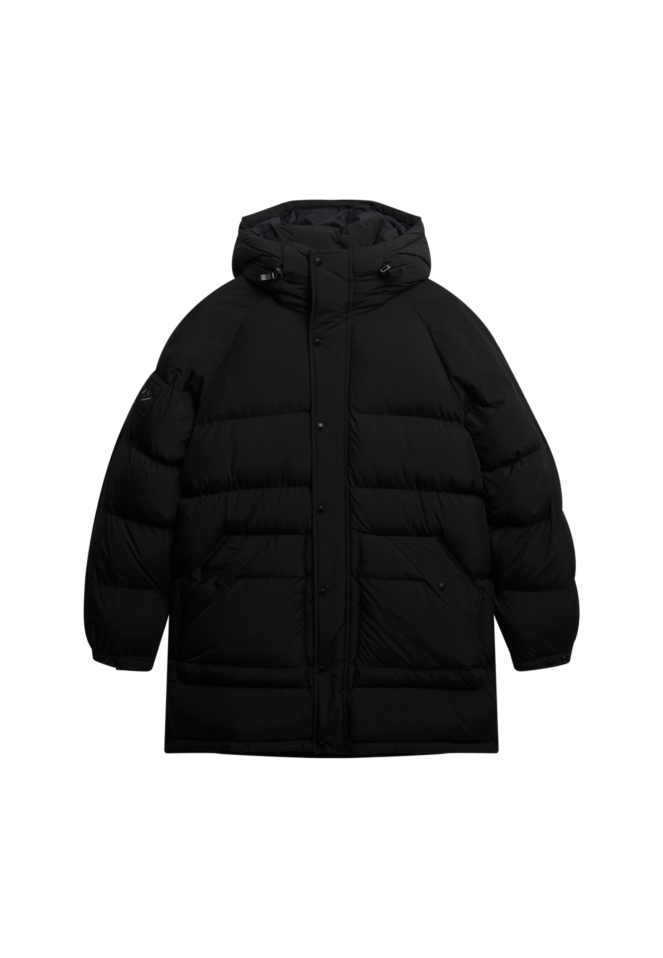 Superdry Steppjacke »XPD LONGLINE BAFFLE PARKA« mit Kapuze