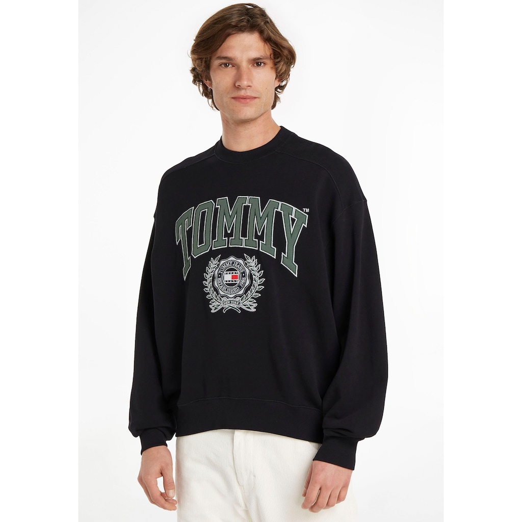 Tommy Jeans Sweatshirt »TJM BOXY COLLEGE GRAPHIC CREW«