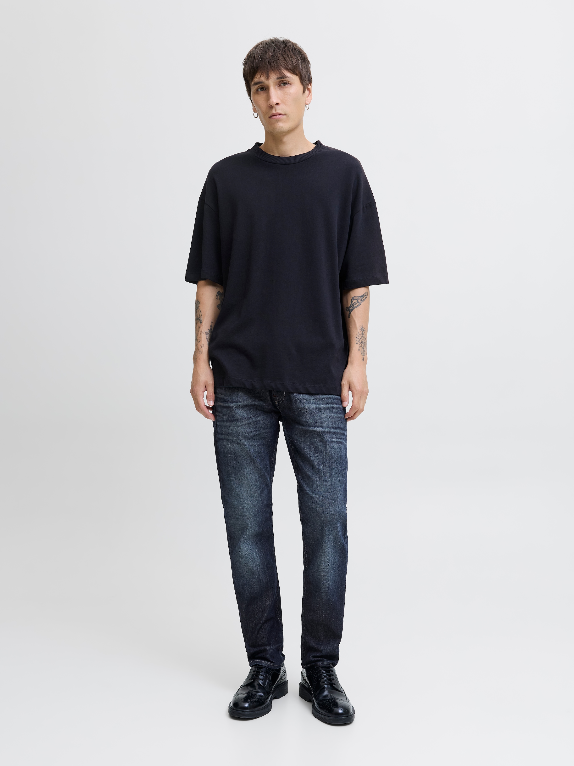 Jack & Jones Tapered-fit-Jeans »JJIMIKE JJORIGINAL CJ SN« mit Five-Pocket-Design