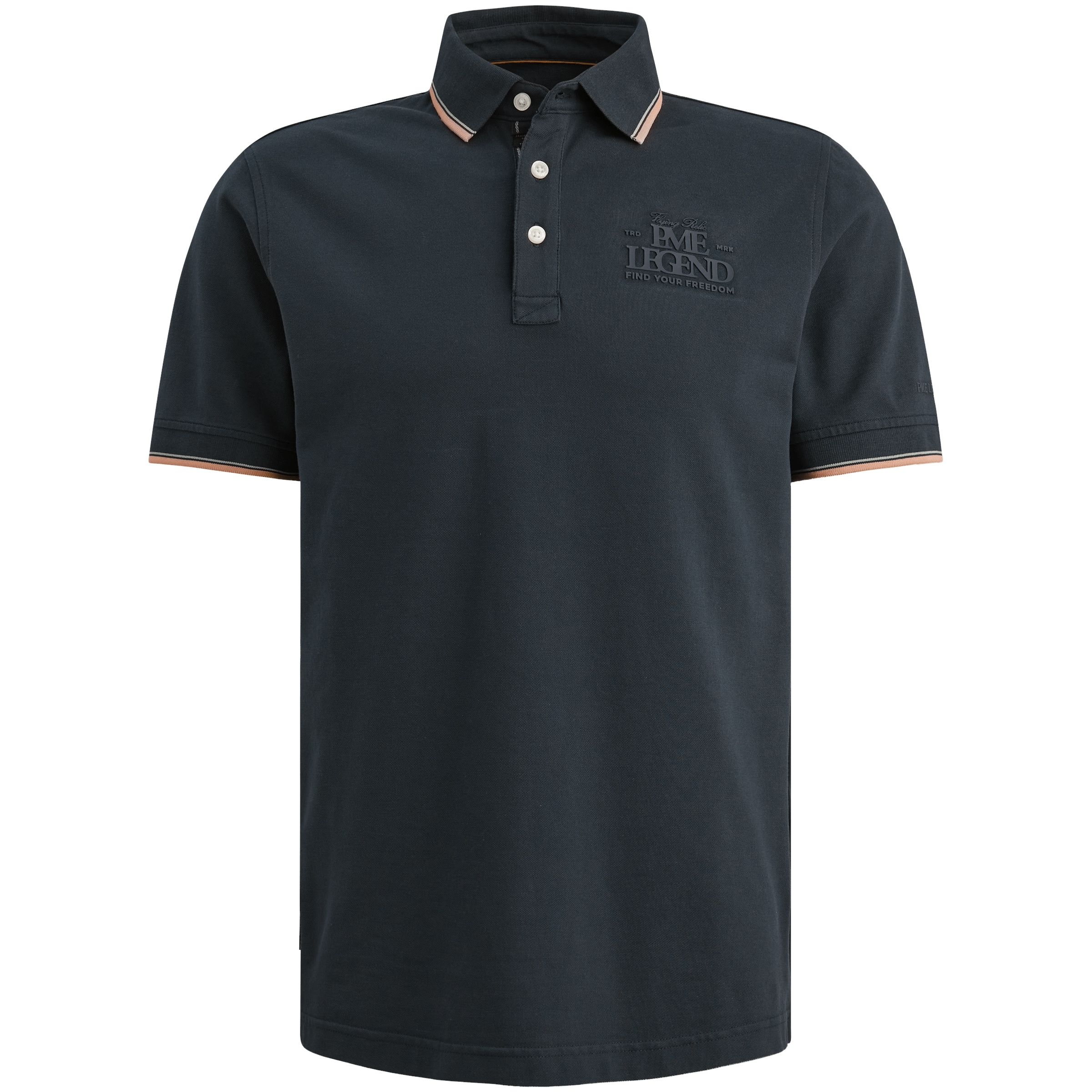 PME LEGEND Poloshirt »Short sleeve polo stretch pique« mit Logo Stickerei