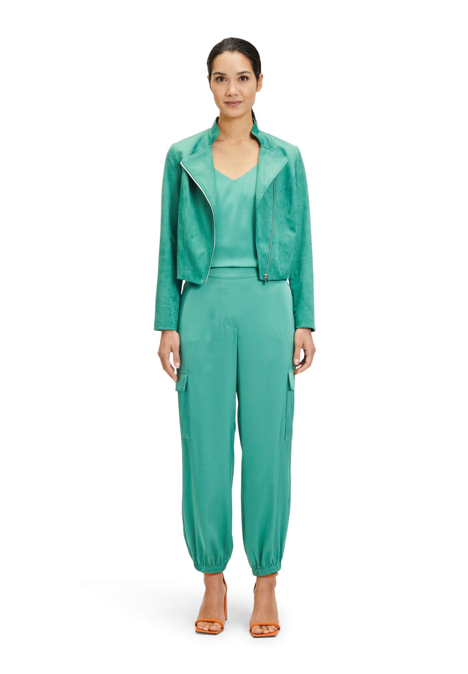 Vera Mont Satinbluse »Satin-Bluse mit V-Ausschnitt«