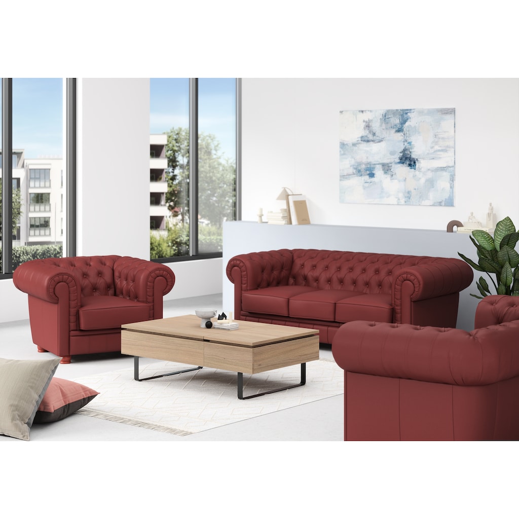 Max Winzer® Chesterfield-Sofa »Kent«