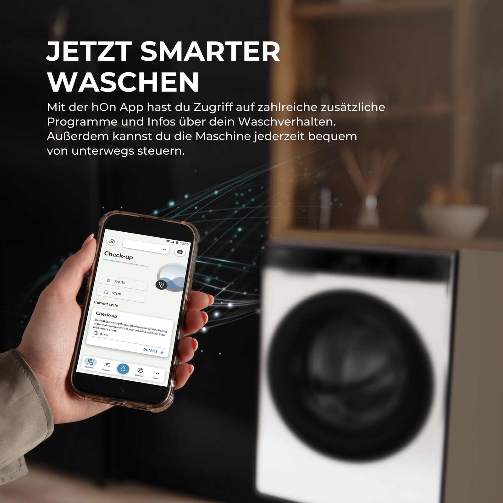 Haier Waschmaschine G5 Serie »HW80-BP14657TU1« 8 kg 1400 U/min Smart AI Automatikprogramm & Wi-Fi