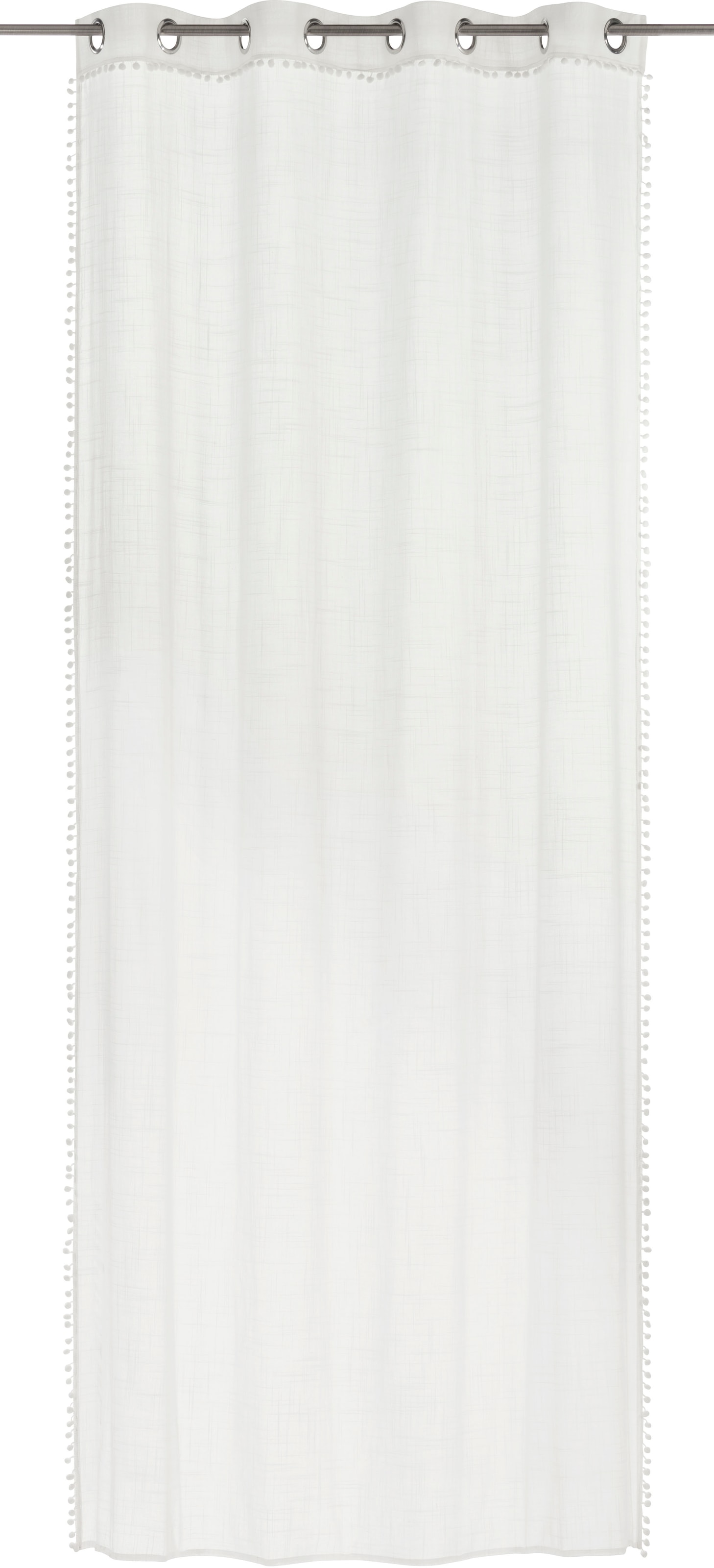 freundin Home Collection Gardine bei Charme (1 OTTO offwhite«, St.) »Natural 00