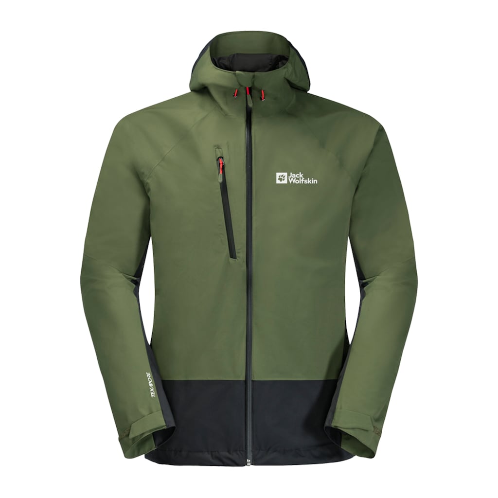 Jack Wolfskin Outdoorjacke »EAGLE PEAK 2L JKT M«, mit Kapuze