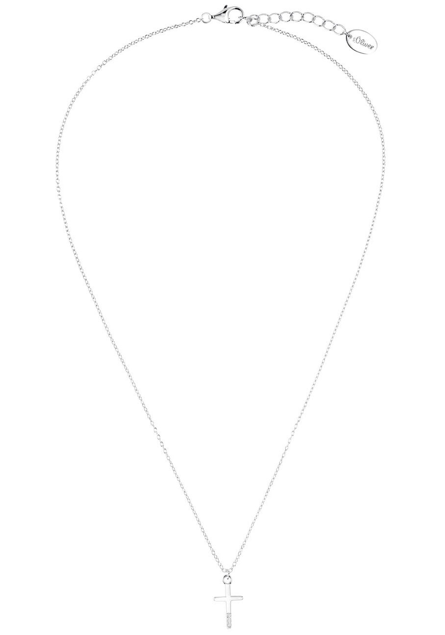 2035514«, »Halskette Kette bei Zirkonia s.Oliver Kreuz, mit OTTO (synth.) Anhänger online Junior mit