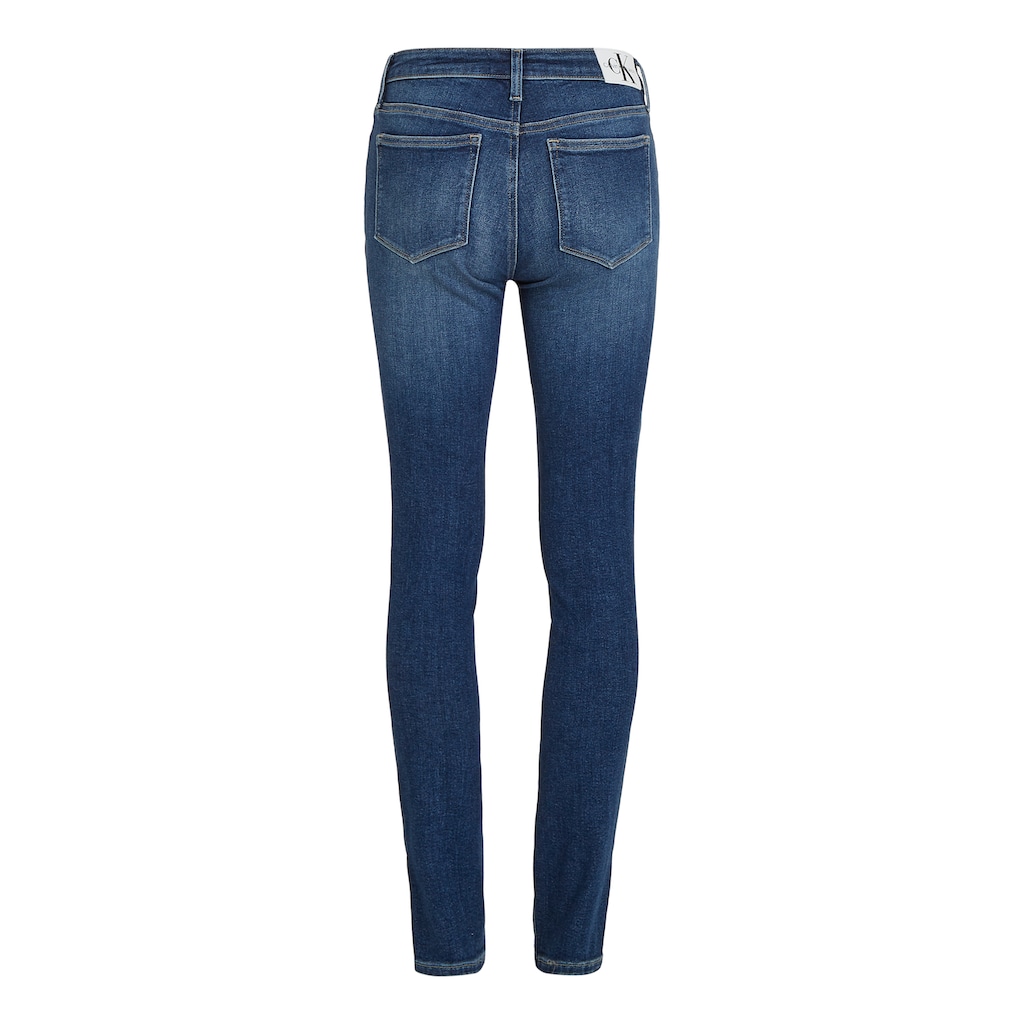 Calvin Klein Jeans Skinny-fit-Jeans »MID RISE SKINNY«, in klassischer 5-Pocket-Form
