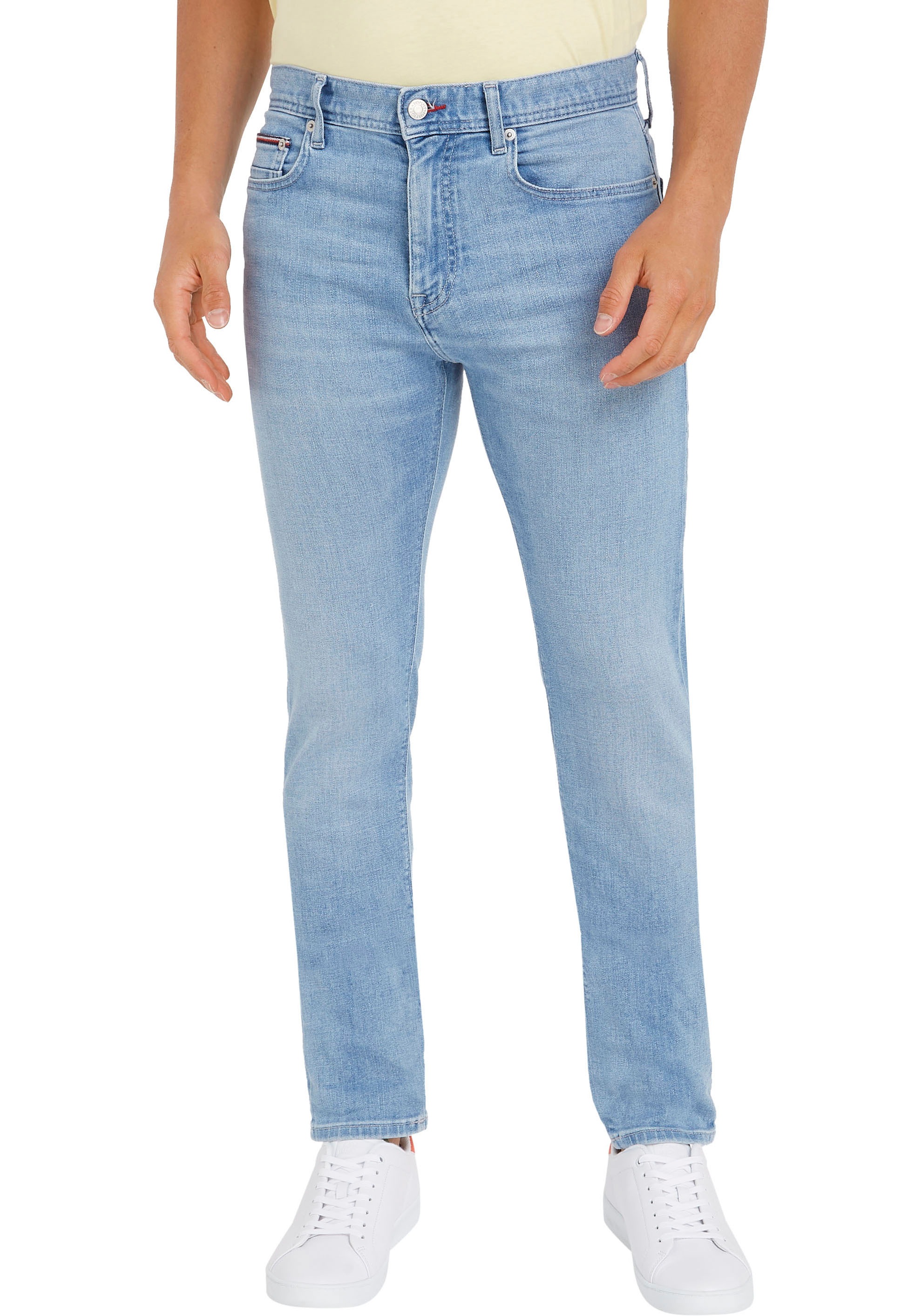 Tommy Hilfiger Slim-fit-Jeans »SLIM BLEECKER Kontrastdetails (1 mit bei Hilfiger OTTO Tommy tlg.), bestellen PSTR«