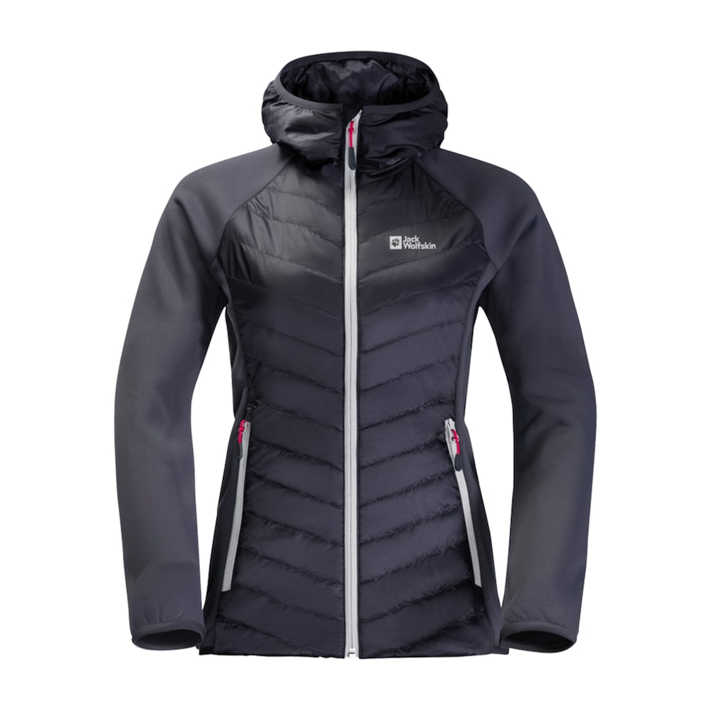 Jack Wolfskin Hybridjacke »ROUTEBURN PRO HYBRID W«, mit Kapuze