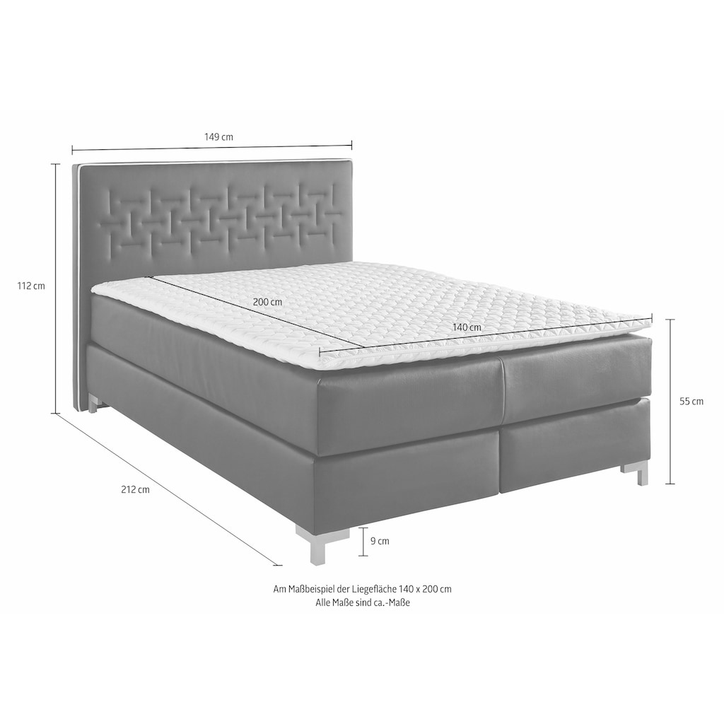 INOSIGN Boxspringbett »Coos«