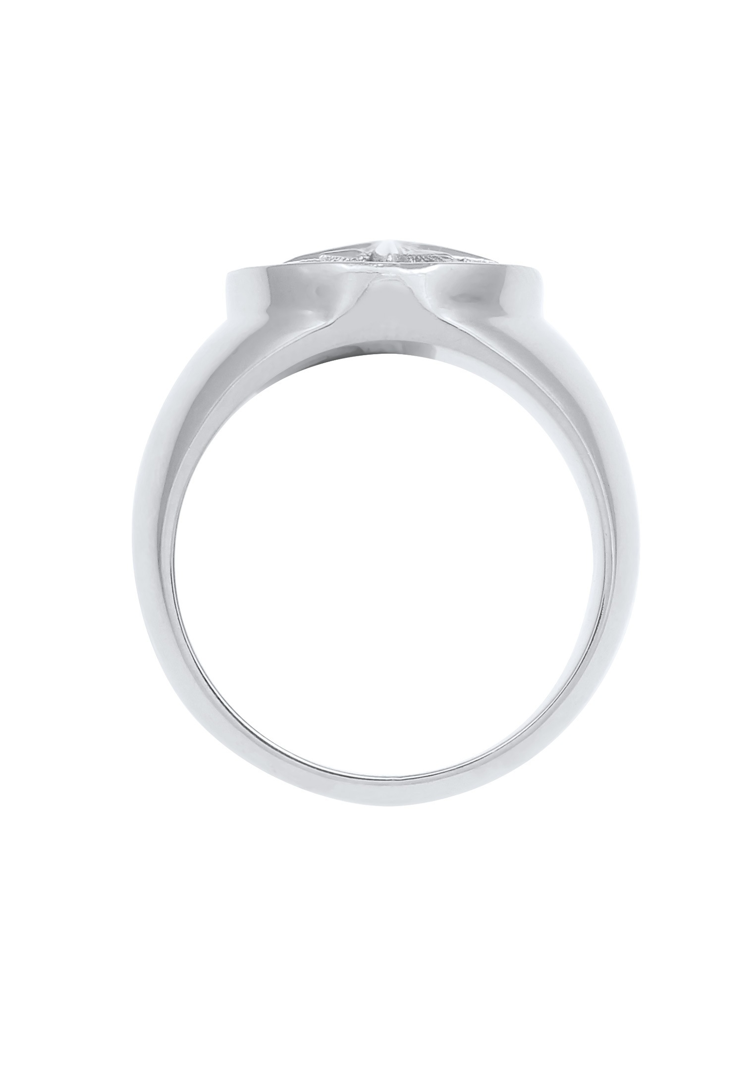 Kuzzoi Siegelring »Ring Herren Siegelring Kompass 925 Silber«