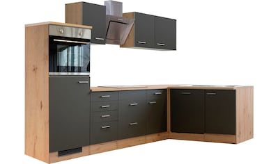 Winkelküche »Morena«, Breite 280 x 170 cm, mit und ohne E-Geräte lieferbar