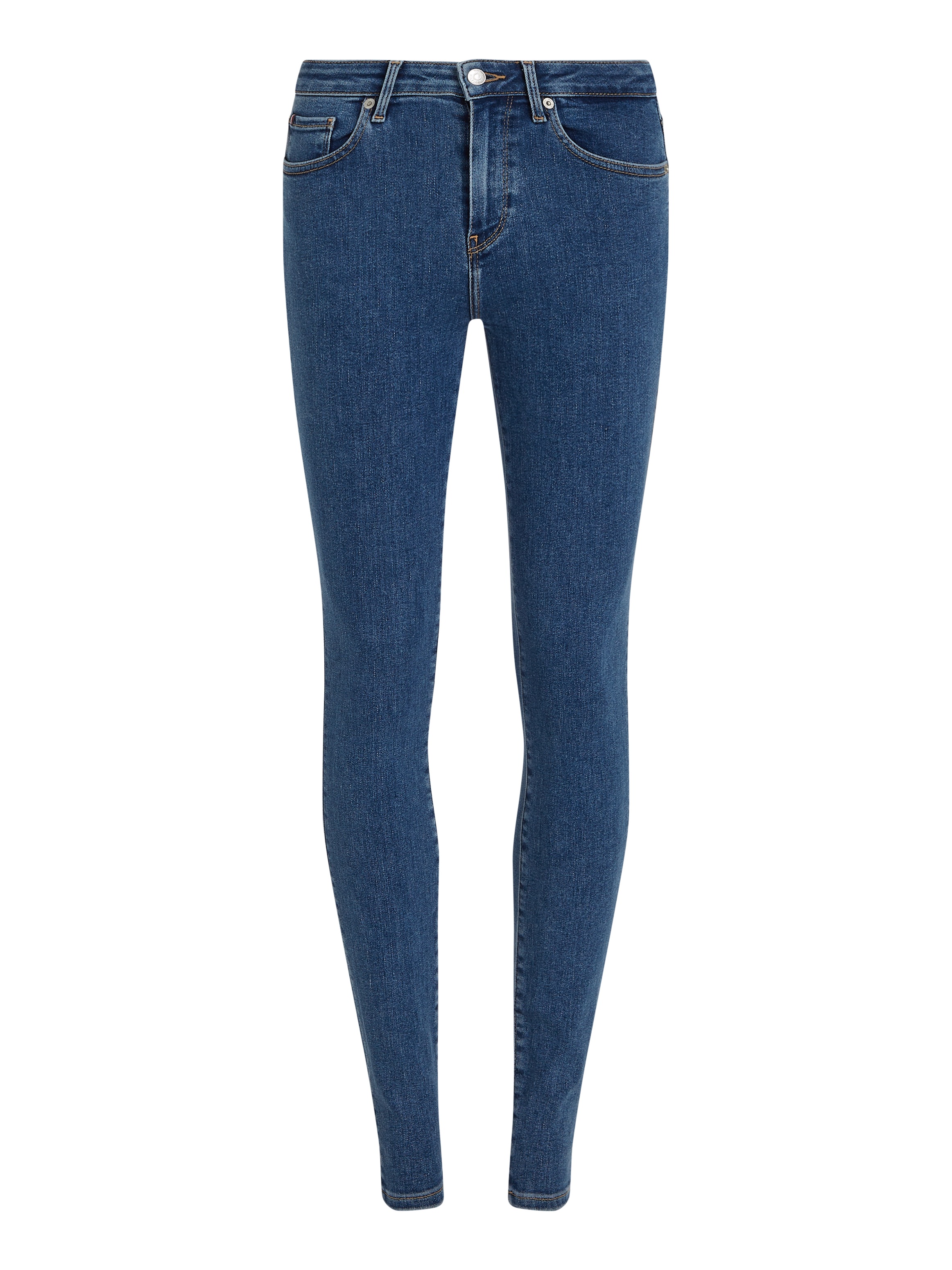 Tommy Hilfiger Skinny-fit-Jeans »COMO SKINNY RW BLACK«, mit Tommy Hilfiger Logo-Badge