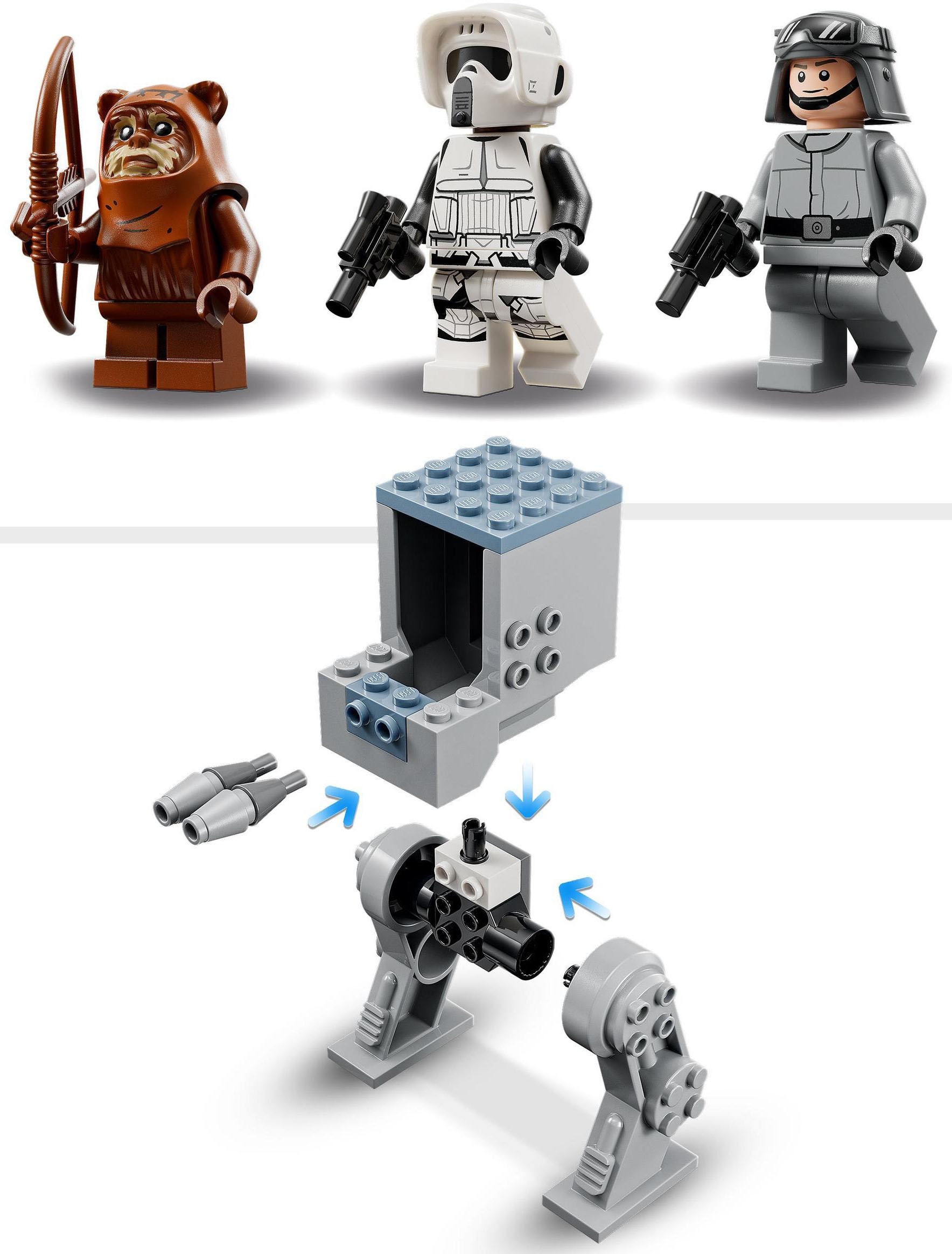 LEGO® Konstruktionsspielsteine »AT-ST (75332), LEGO® Star Wars™«, (87 St.), Made in Europe