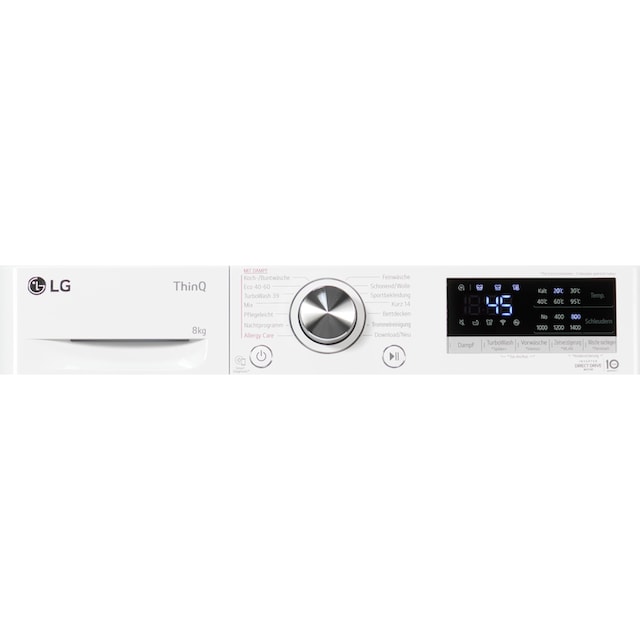 LG Waschmaschine »F4WV5080«, F4WV5080, 8 kg, 1400 U/min, Steam-Funktion  online bei OTTO