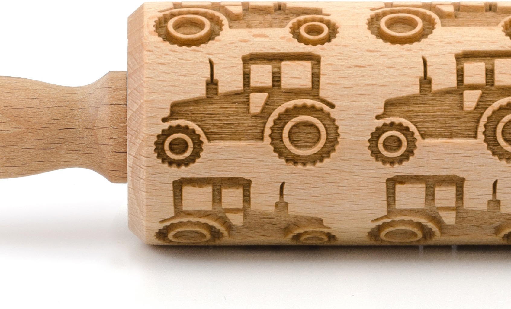 folkroll Teigroller »3D-Motiv-Teigrolle« Traktor