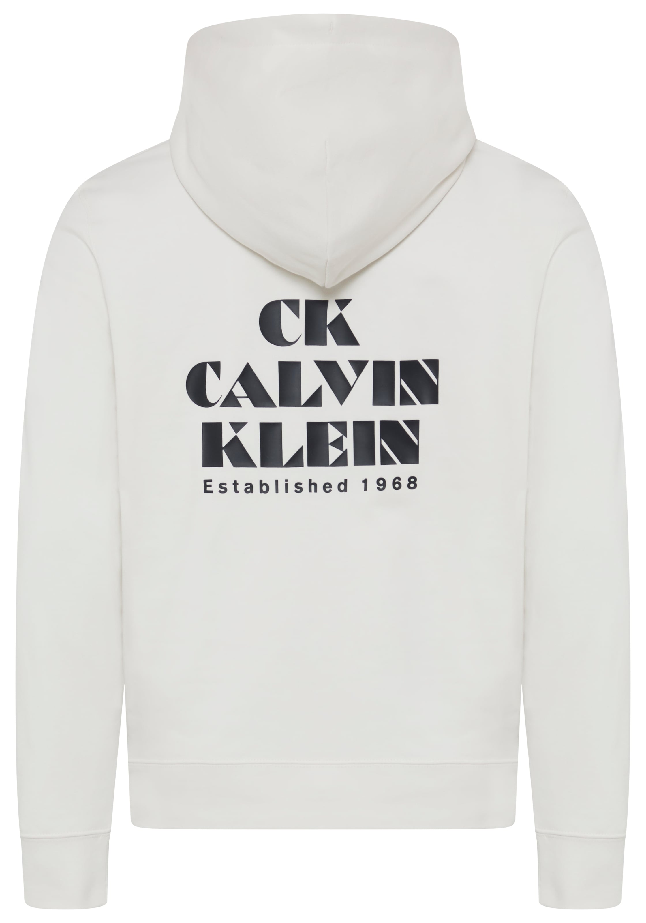 Calvin Klein Jeans Kapuzensweatshirt , großer Rückendruck, Regular Fit, reine Baumwolle
