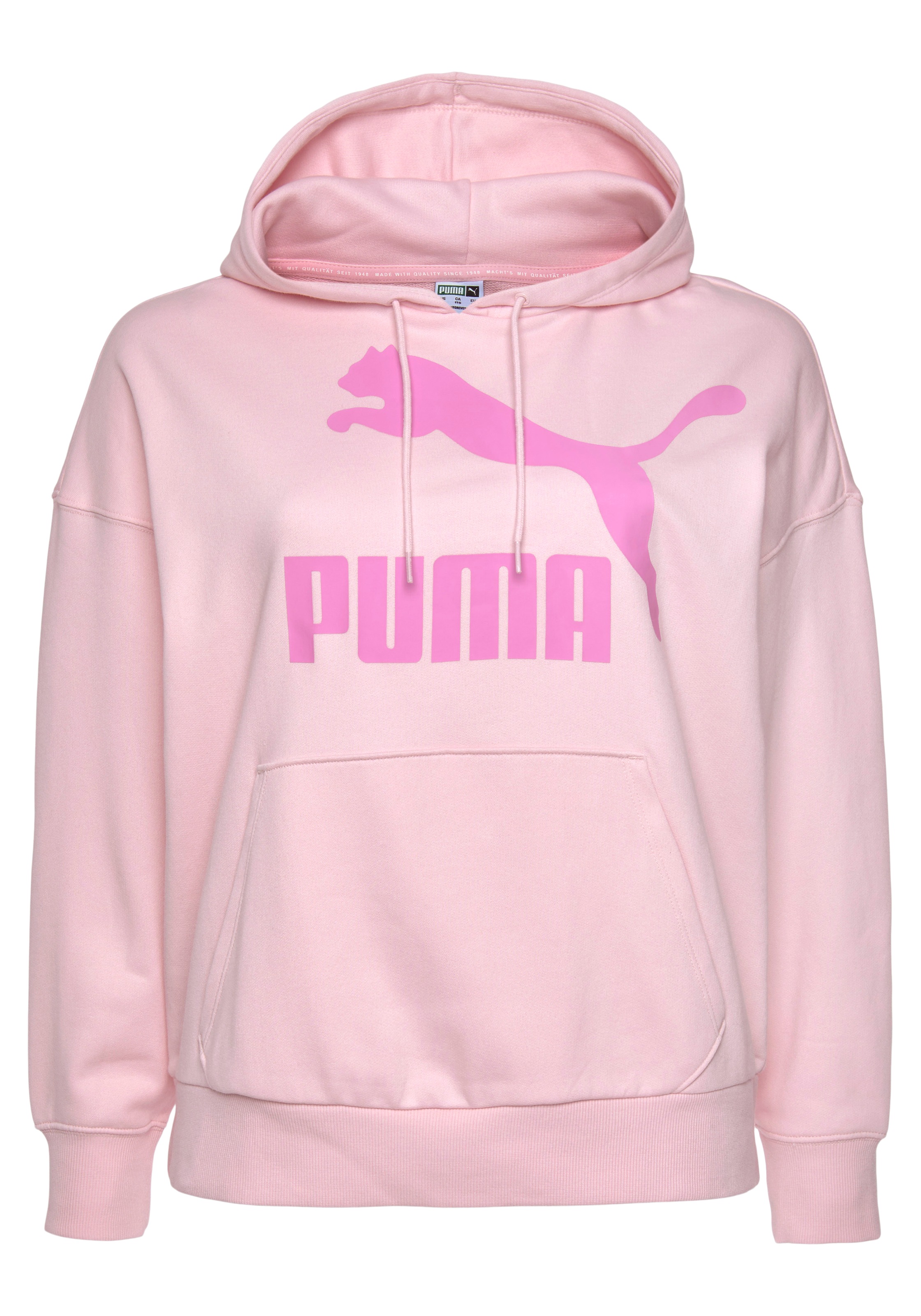 PUMA Kapuzensweatshirt »Classics Logo Hoodie PLUS«