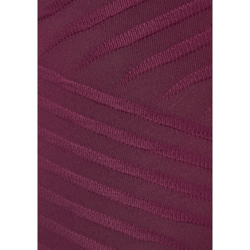 LASCANA ACTIVE Leggings »-Sportleggings«, mit 3D-Struktur, Loungewear