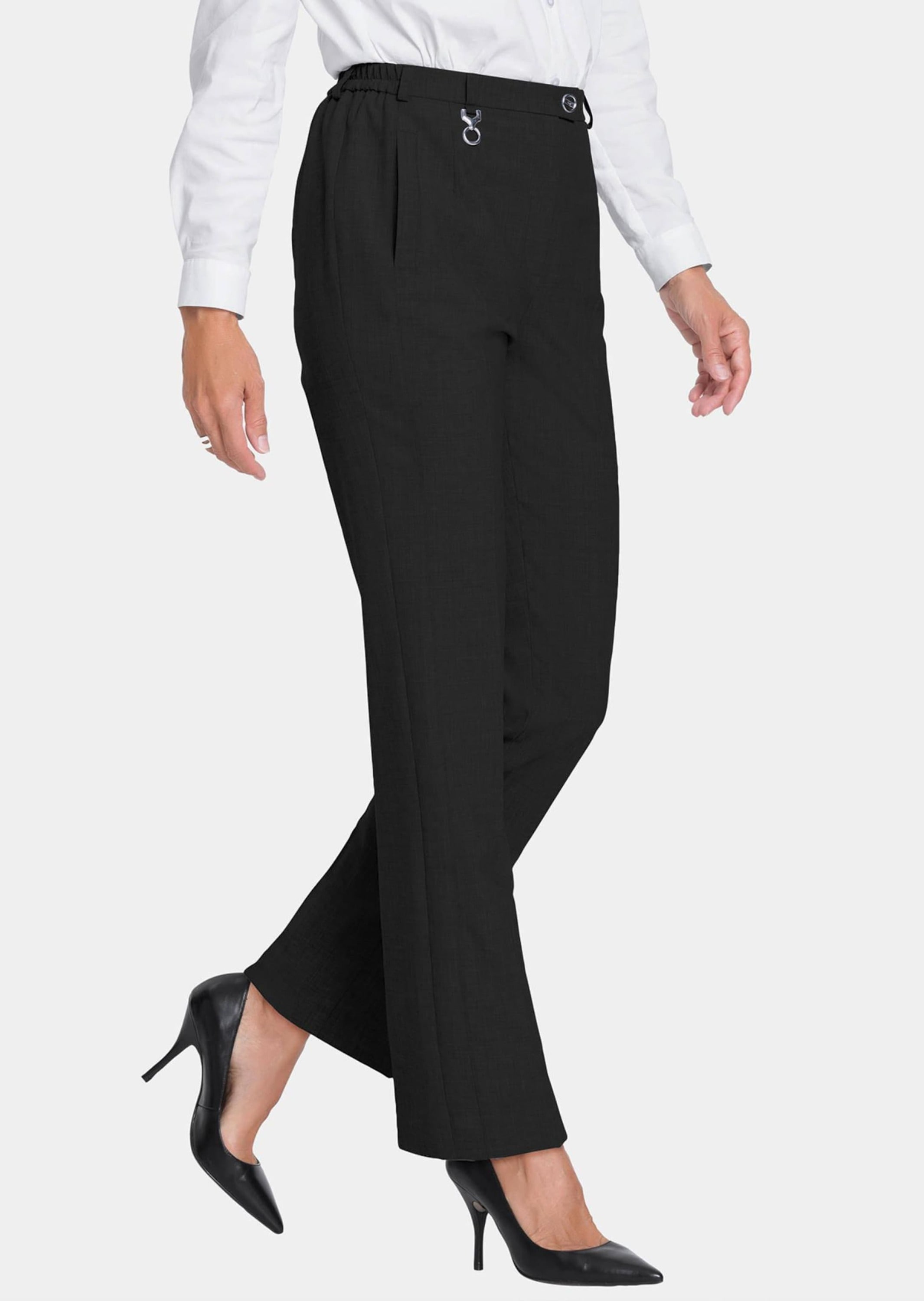 GOLDNER Stoffhose »Kurzgröße Trevira-Schurwollhose CARLA«