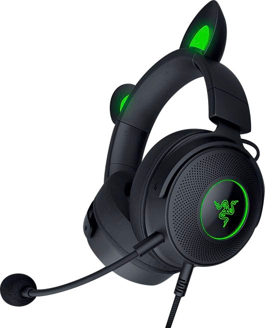 RAZER Gaming-Headset »Kraken Kitty V2 Pro«, Mikrofon abnehmbar-Stummschaltung-Rauschunterdrückung