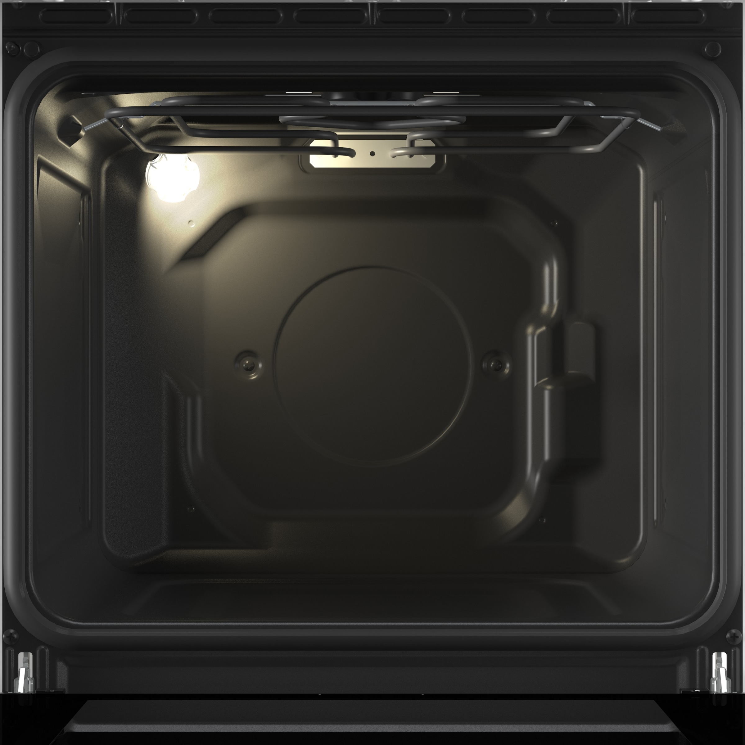 GORENJE Elektro-Standherd »GEC5A20BG« mit 1-fach-Teleskopauszug Aqua Clean 1 Stk. tlg. Black Design