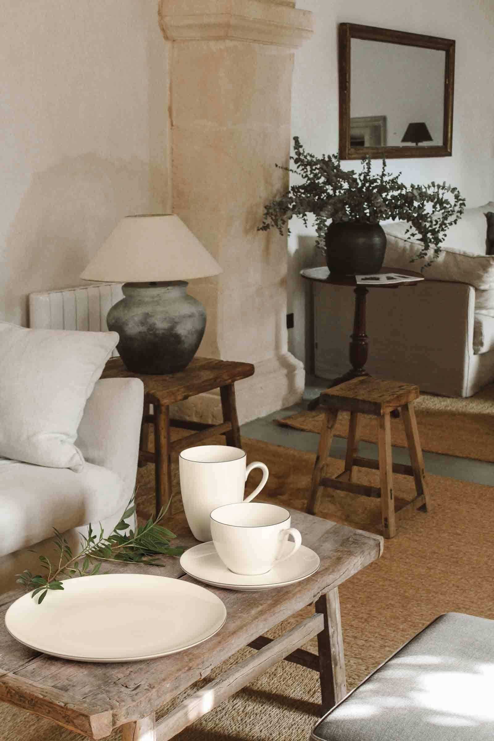 Seltmann Weiden Tasse »Kaffeetassen mit Untertassen Savona Grey Line 270 ml 6er Set creme« Spülmaschinenfest, Mikrowellensicher, Ofenfest